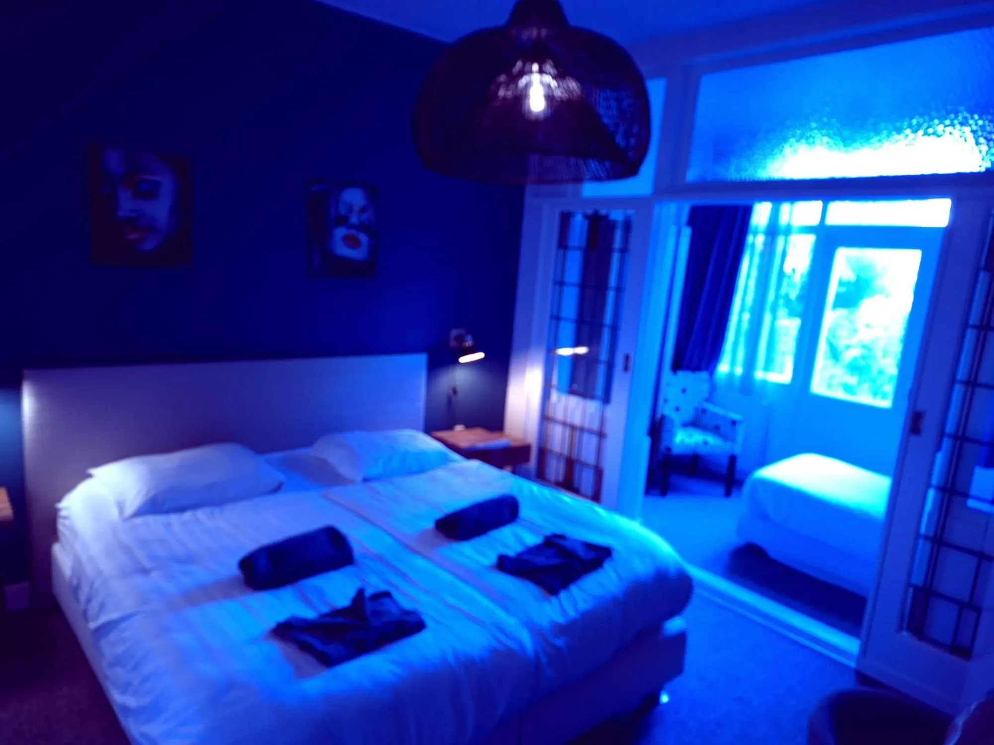 Bedroom, Bed in Hotel Kuiperduin