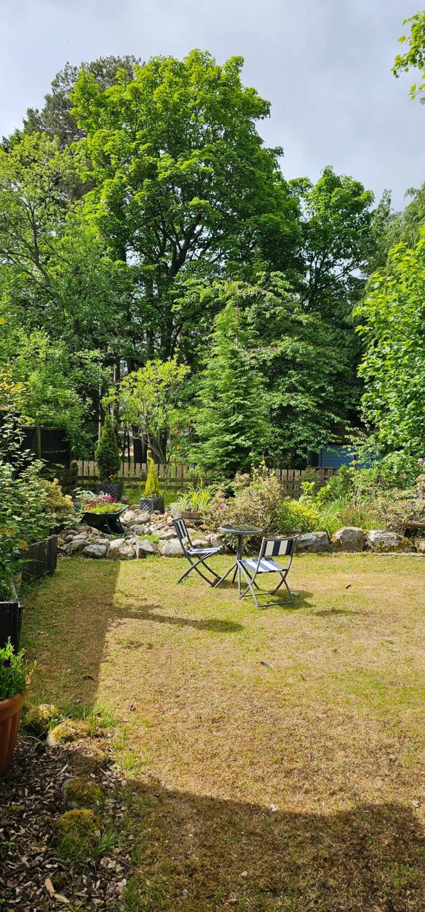 Garden view in Eagle View Guest House