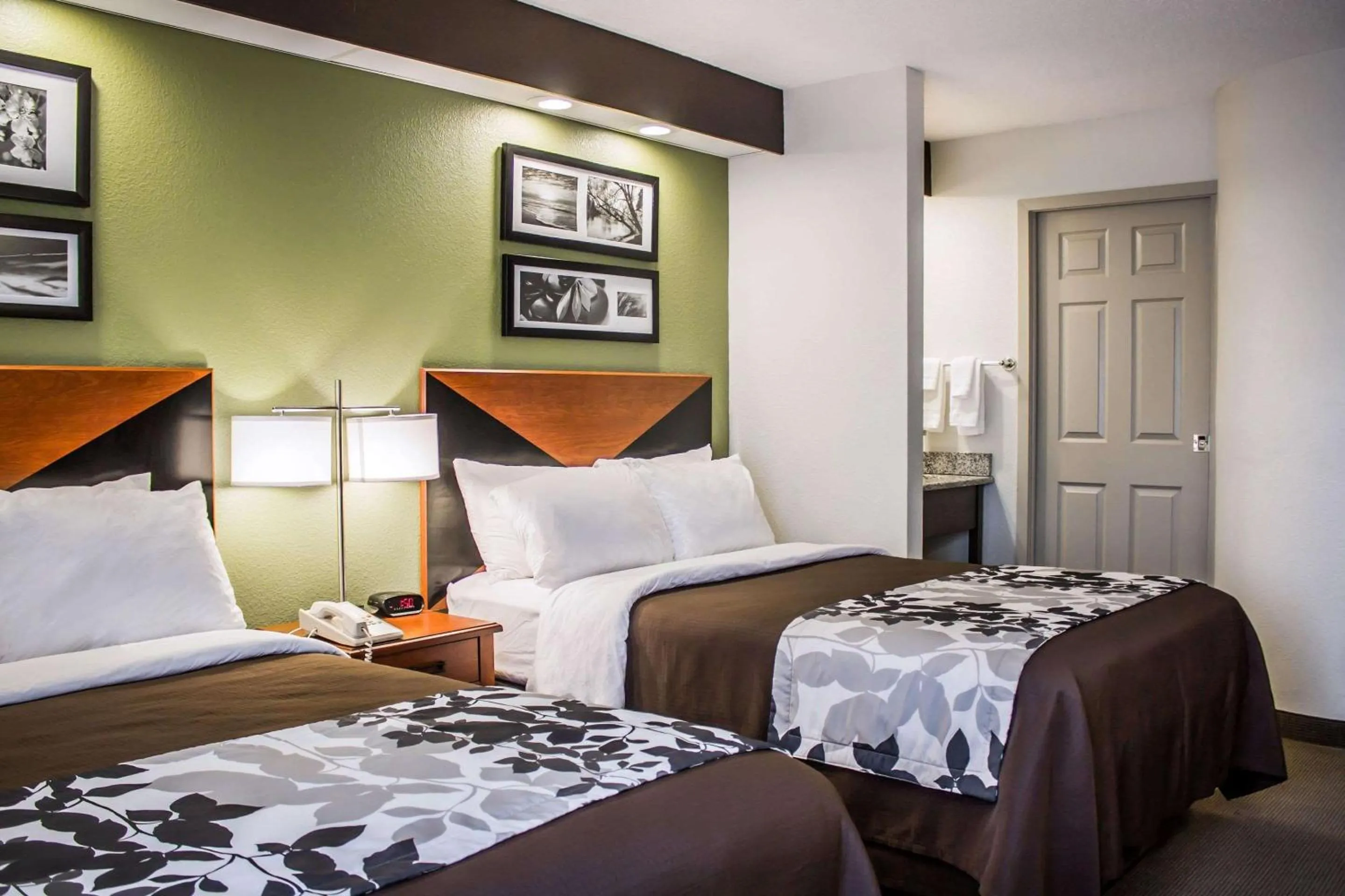 Double Room with Two Double Beds - Non-Smoking in Sleep Inn Beaver- Beckley