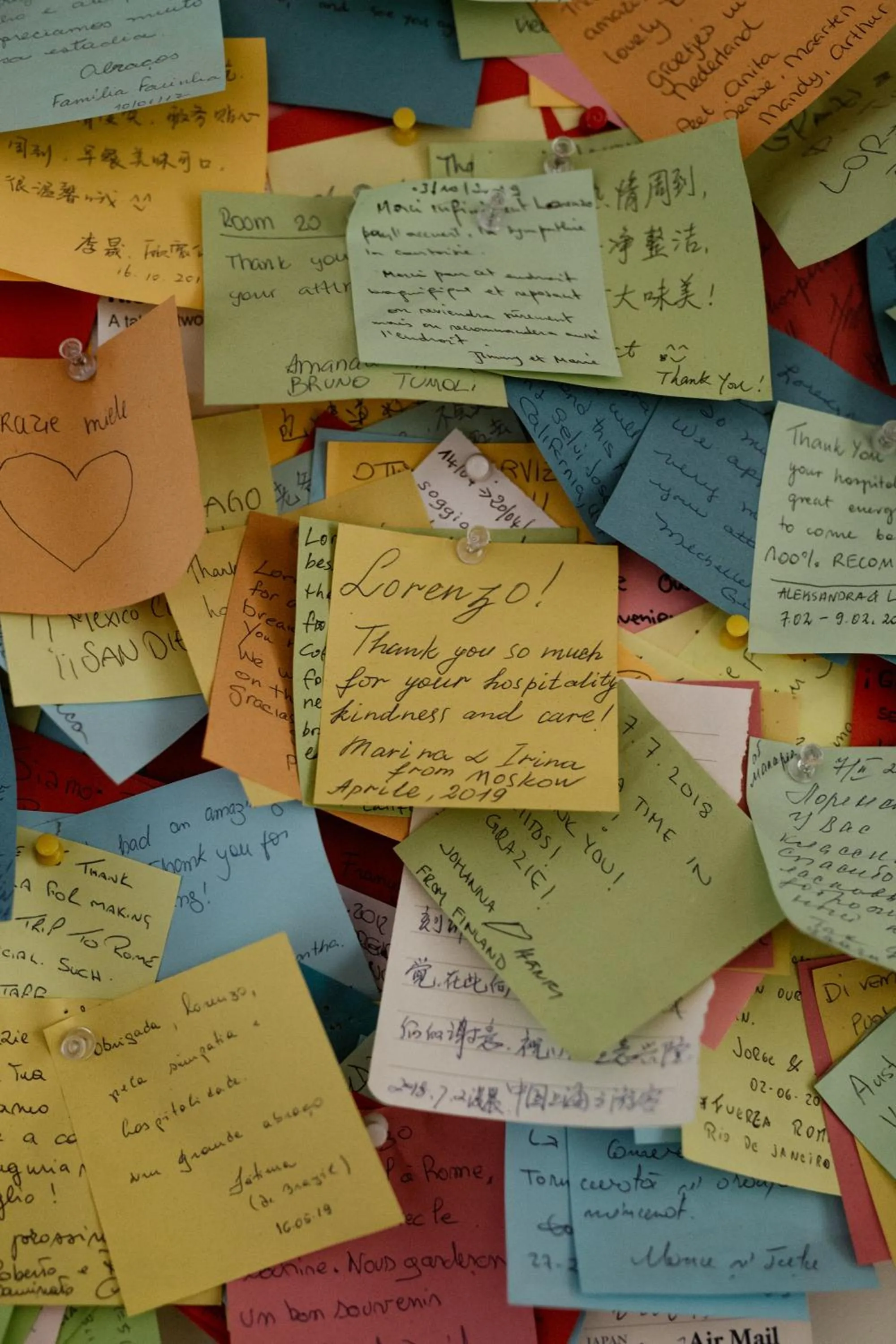 Decorative detail in La Girandola Bed & Breakfast