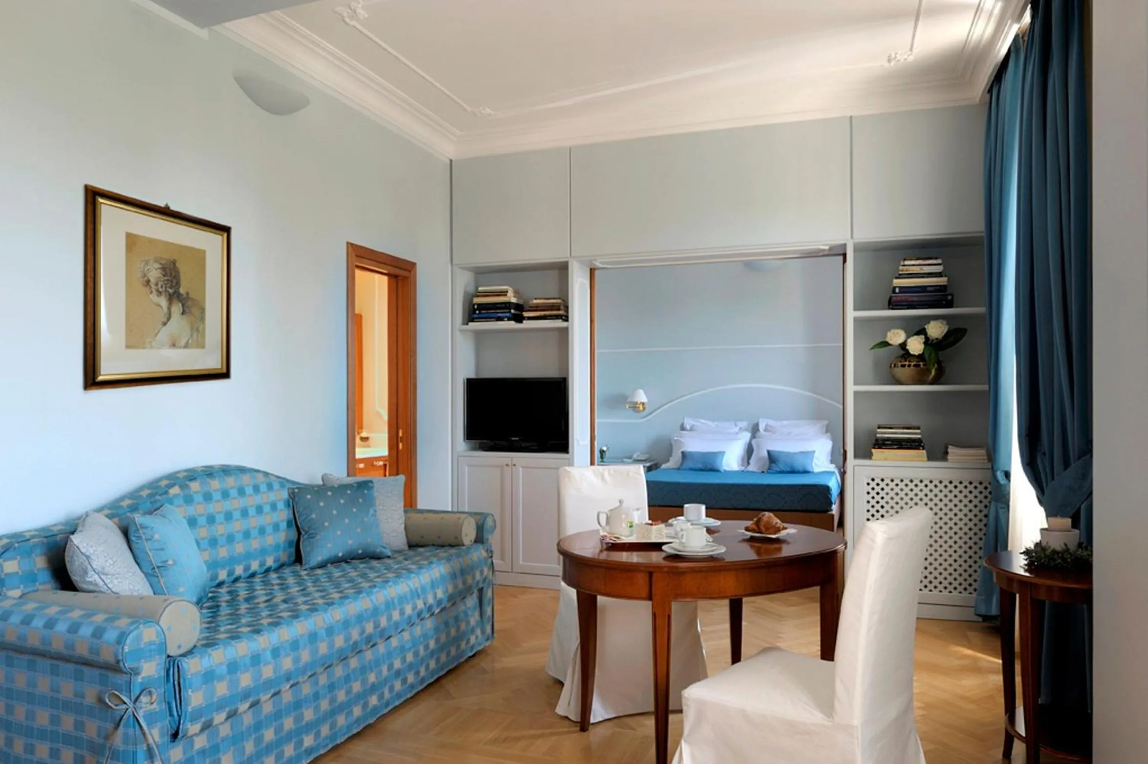 Living room in Dea Suite Roma