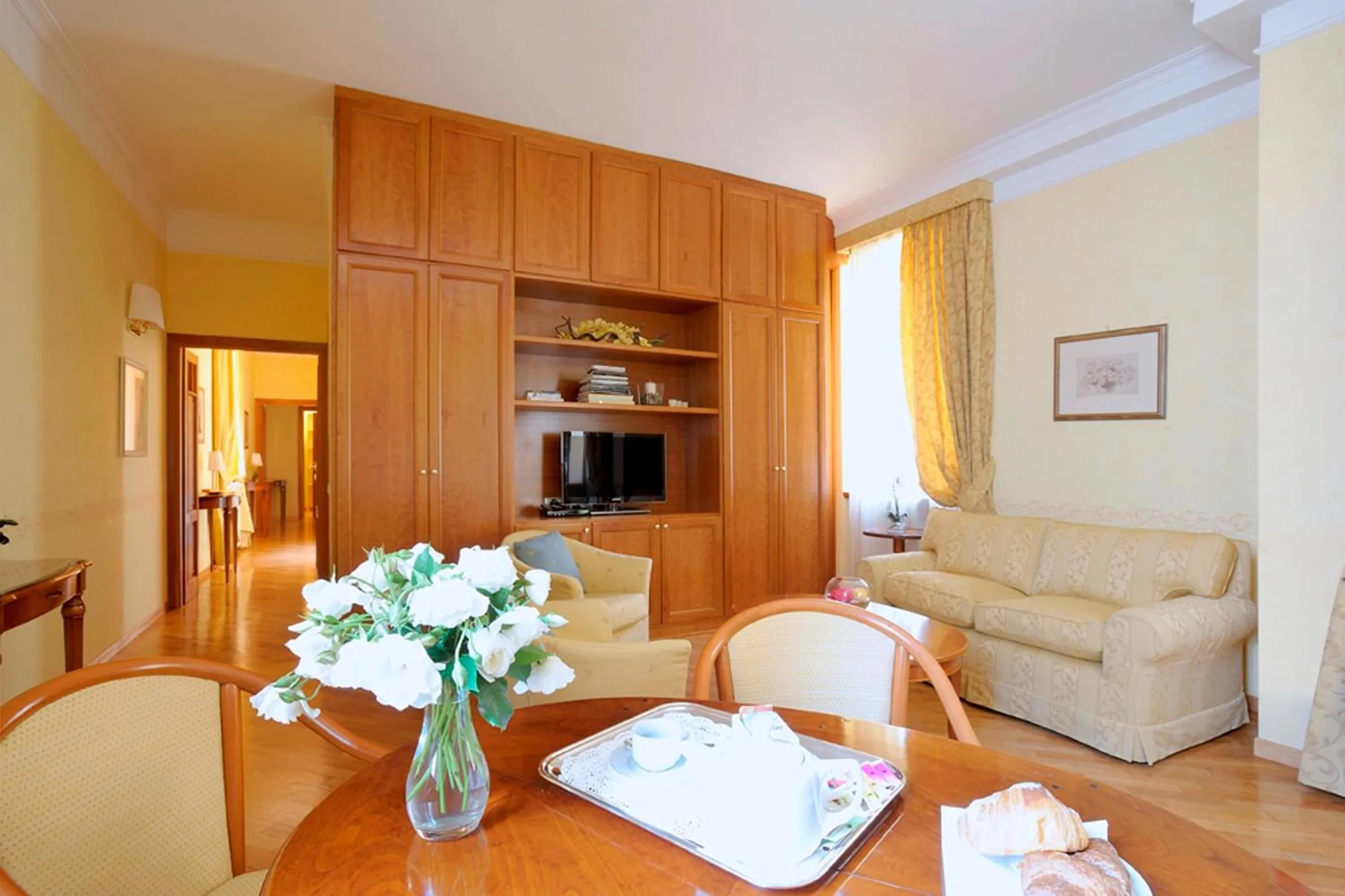 Living room in Dea Suite Roma