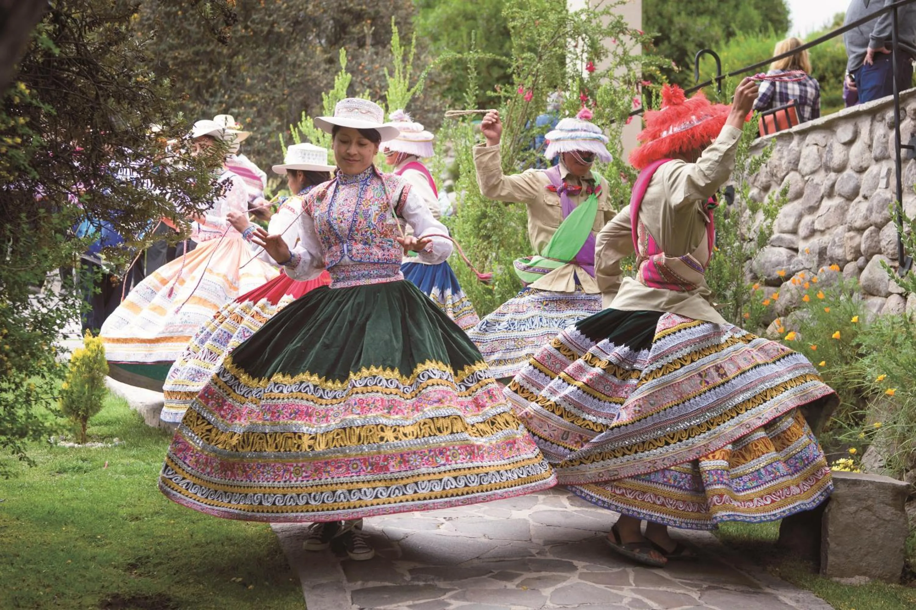People in Las Casitas, A Belmond Hotel, Colca Canyon