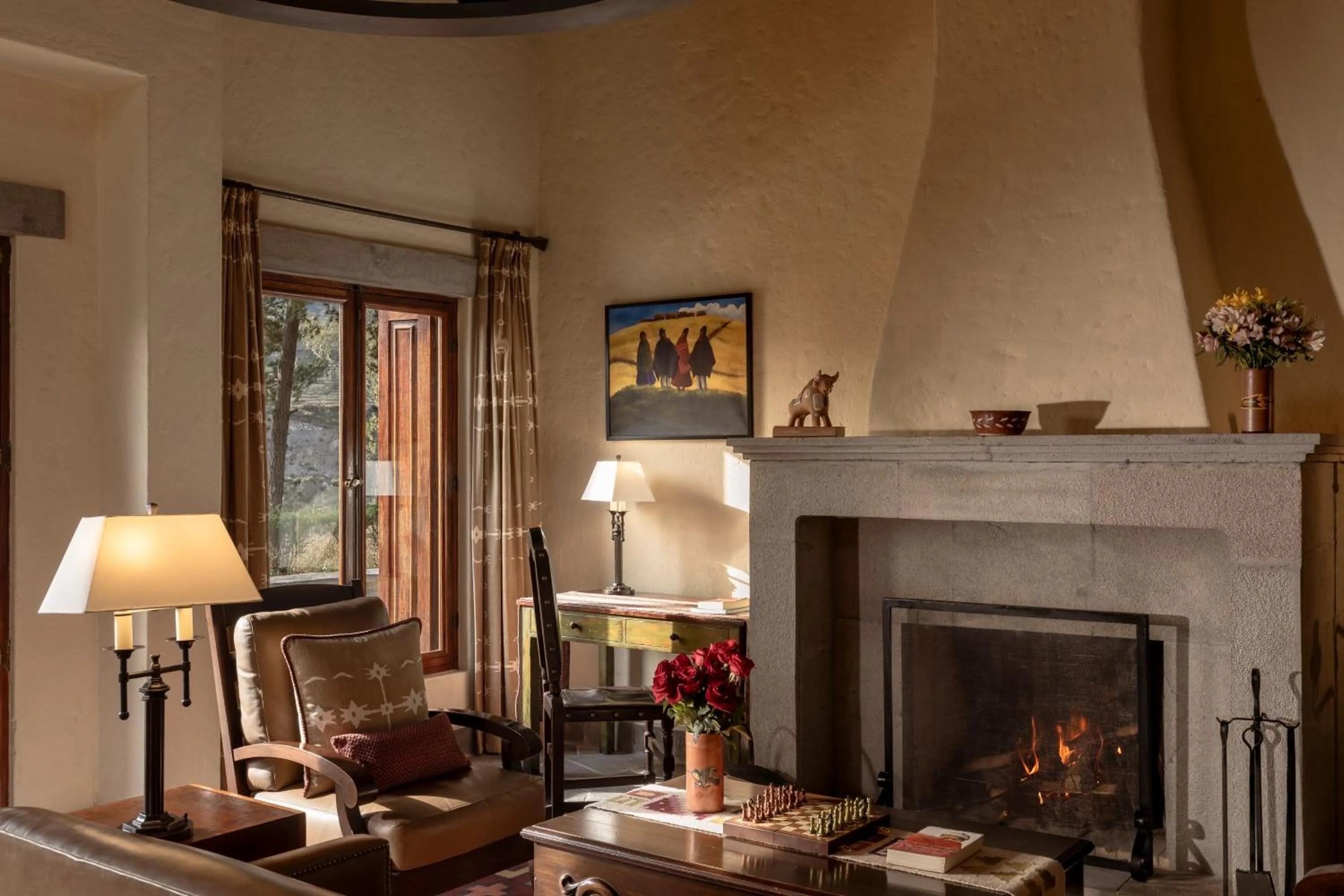 Living room in Las Casitas, A Belmond Hotel, Colca Canyon