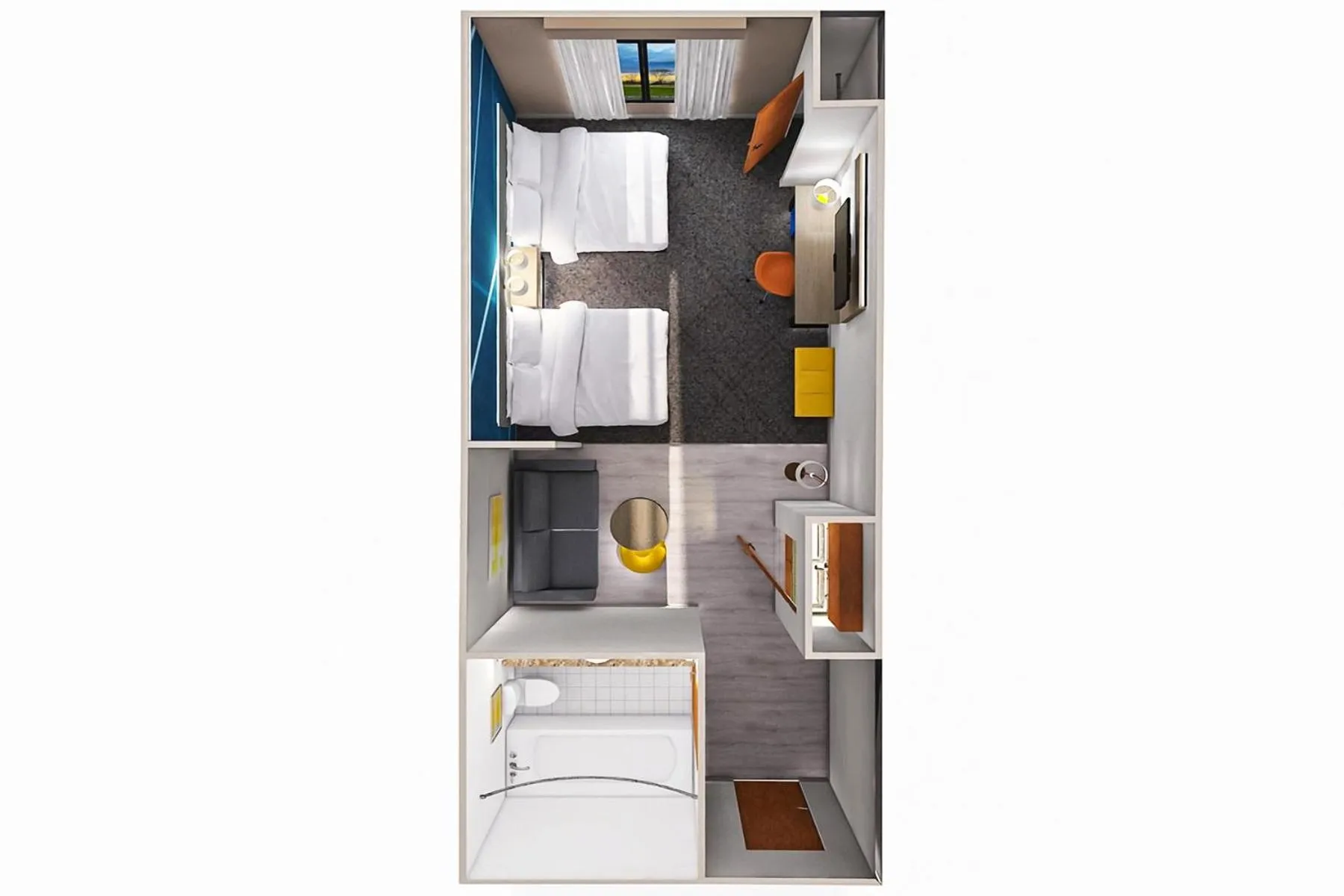 Photo of the whole room in Comfort Suites Augusta Riverwatch