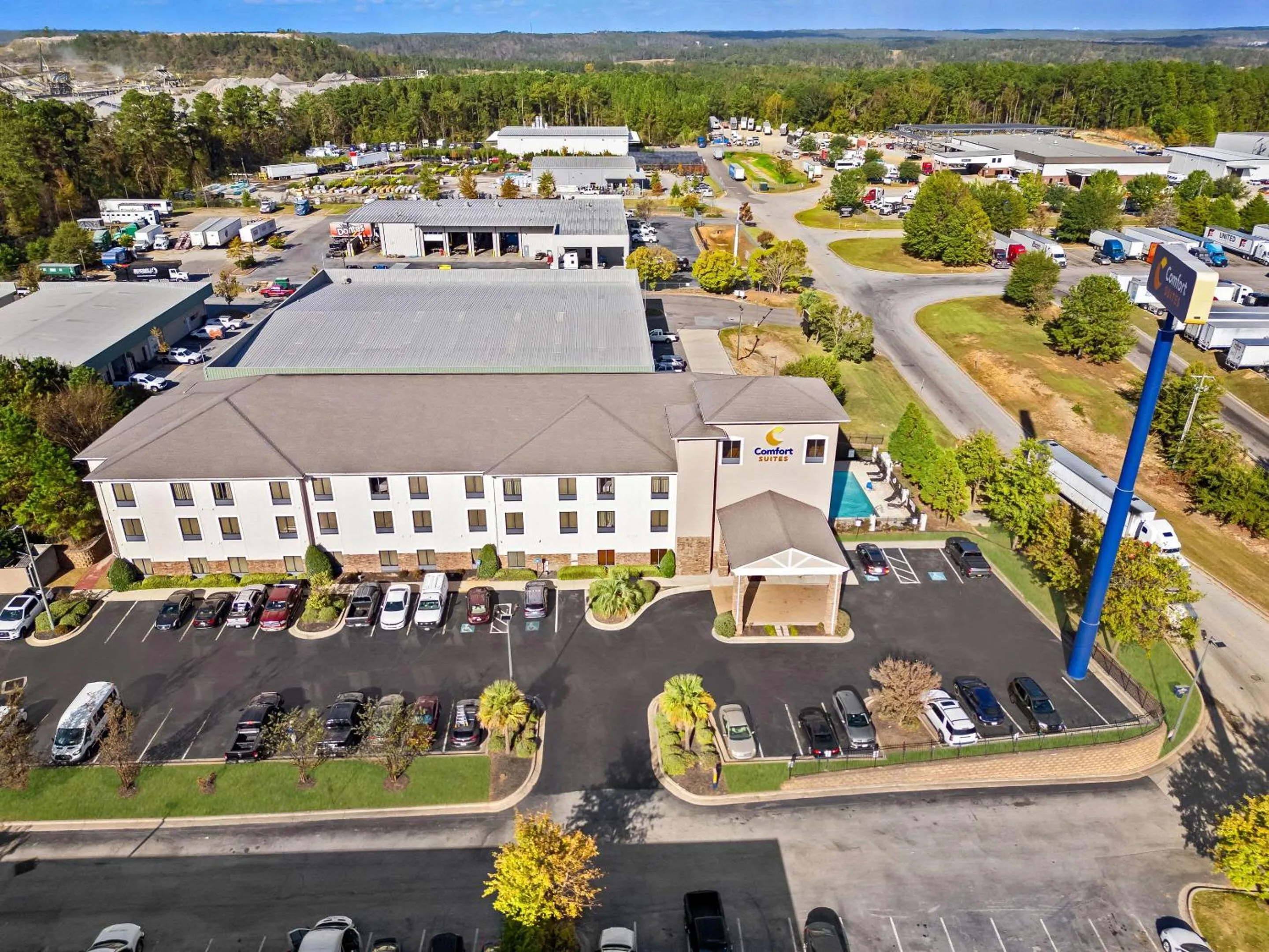 Property building in Comfort Suites Augusta Riverwatch