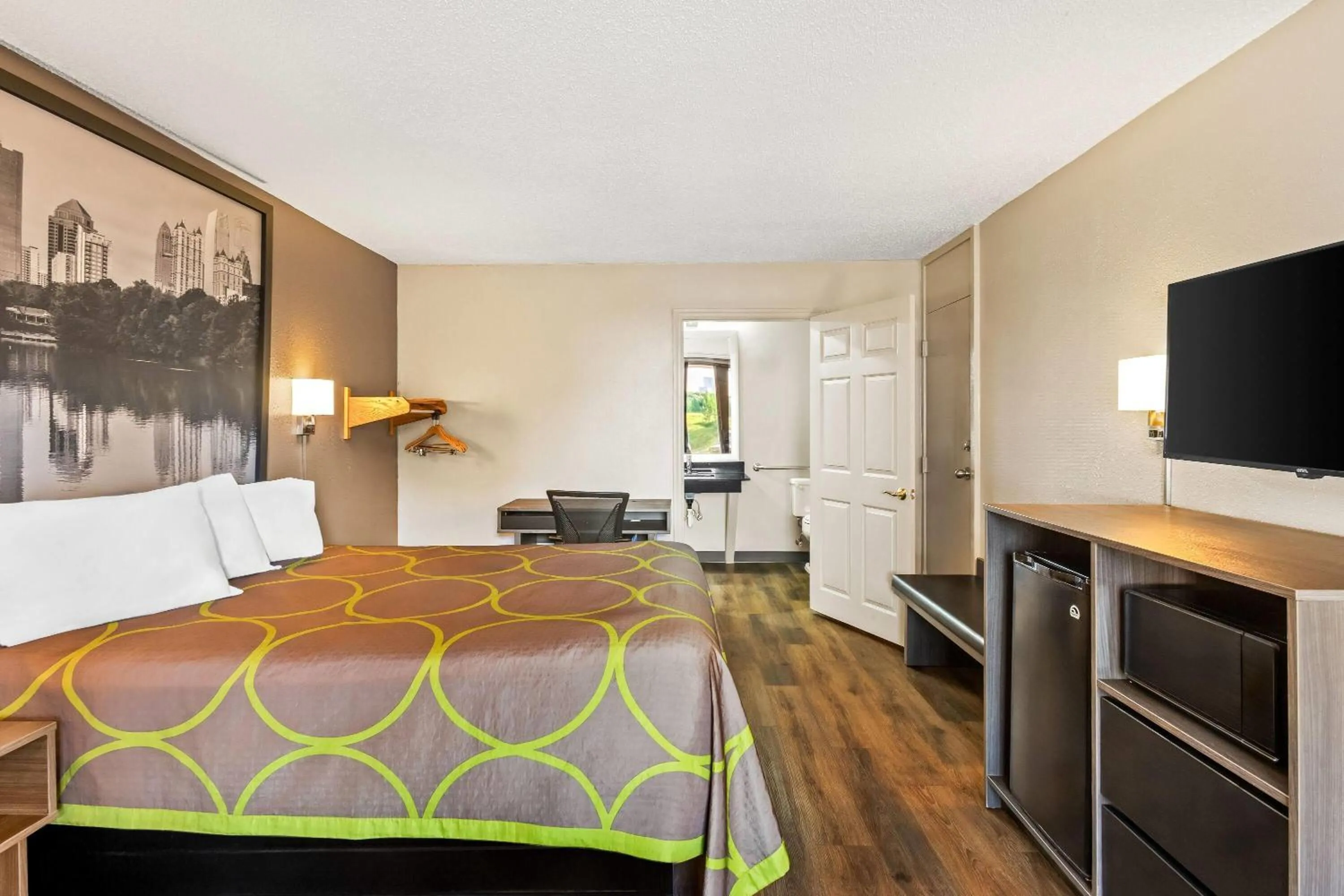 Bed in Super 8 by Wyndham Commerce