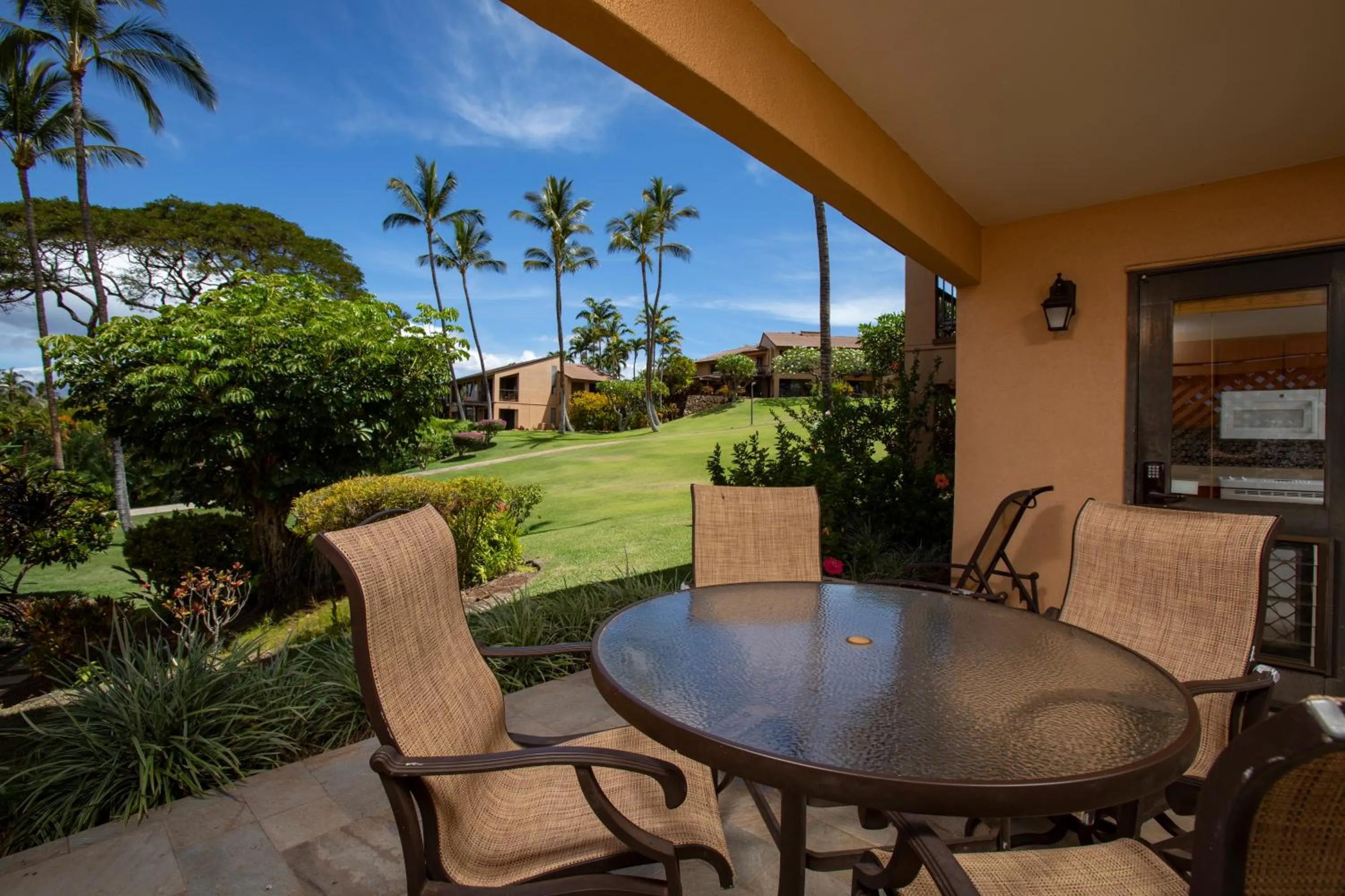 Patio in Wailea Ekahi Village - CoralTree Residence Collection