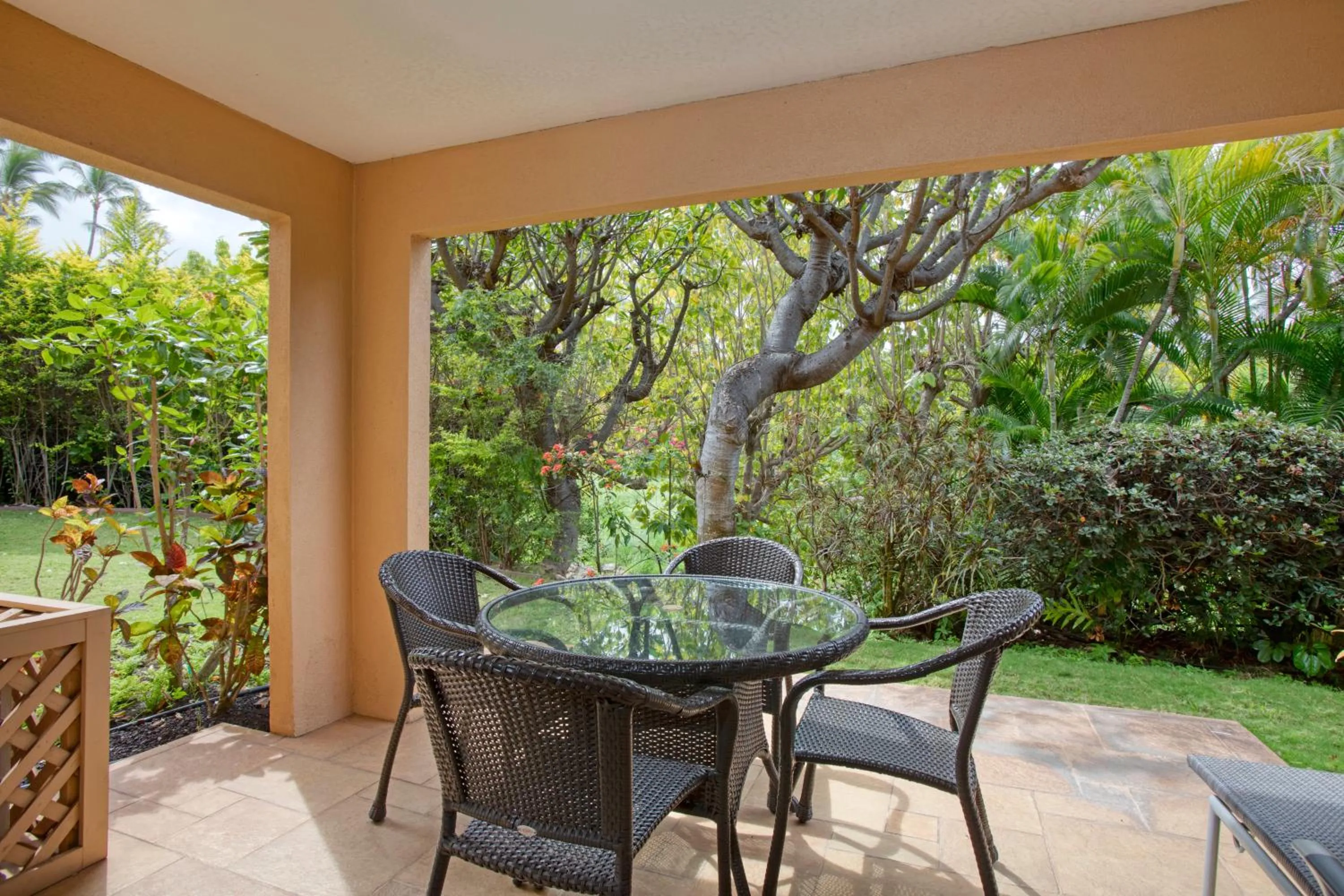 Patio in Wailea Ekahi Village - CoralTree Residence Collection