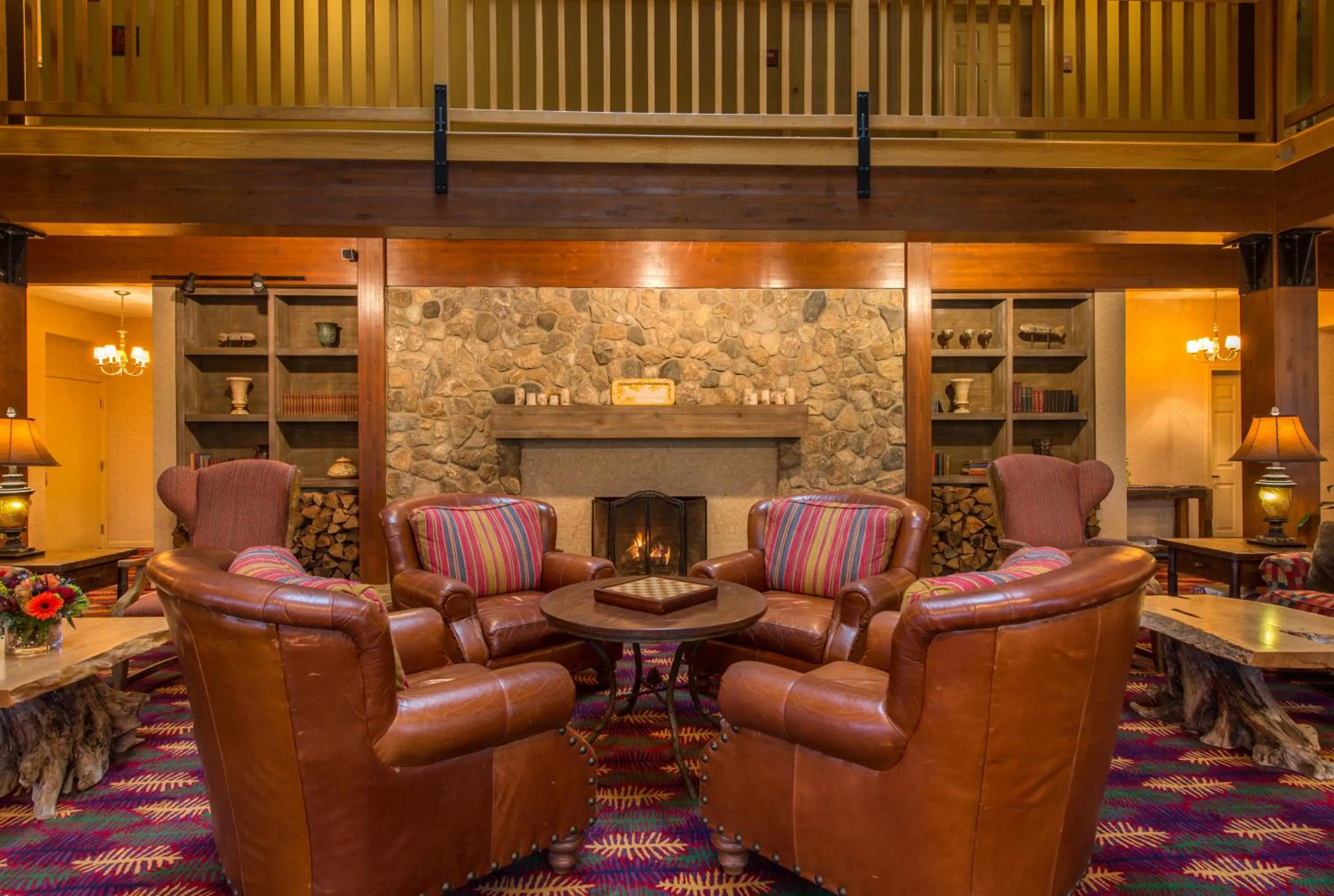 Seating area in Wolfeboro Inn