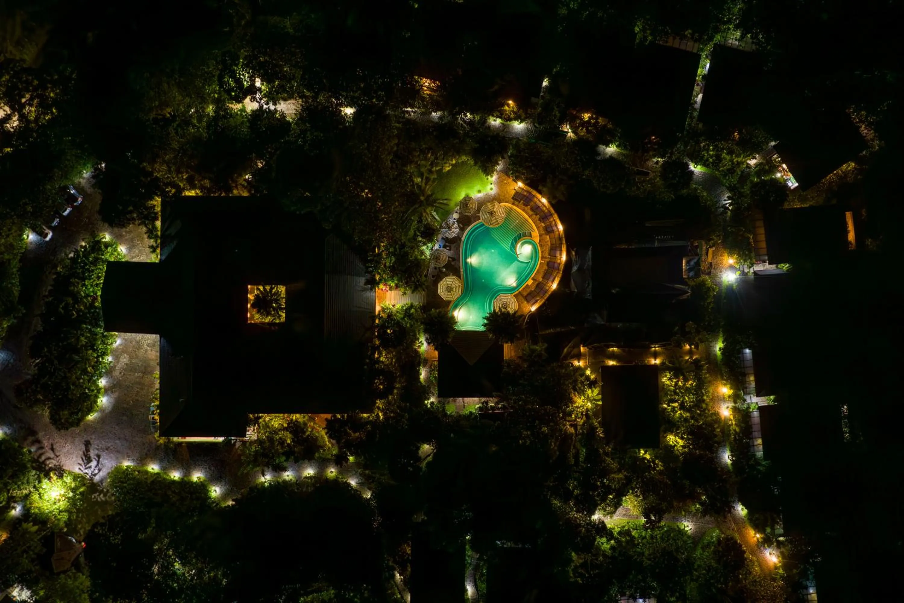 Bird's eye view in Hideaway Rio Celeste Hotel