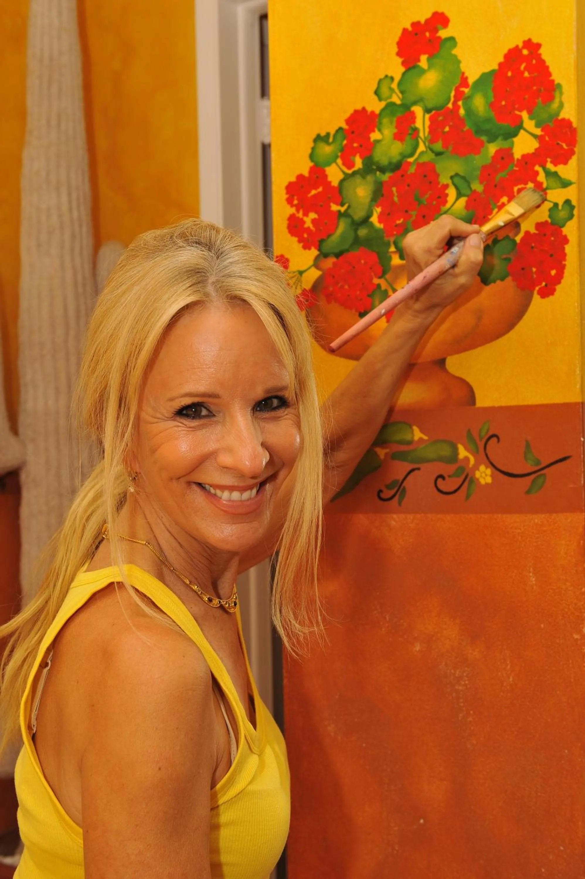 Staff in Blue Seas Courtyard