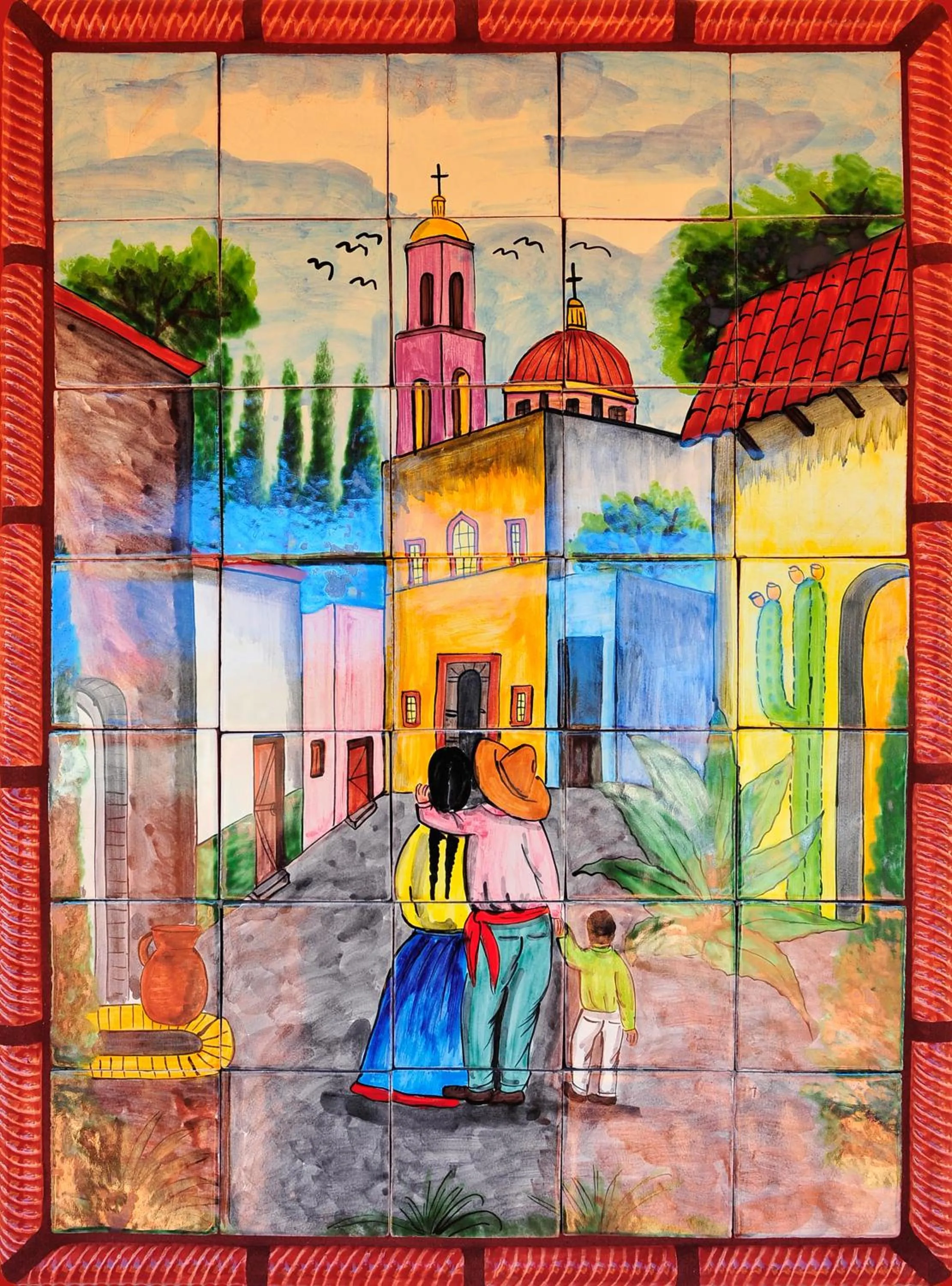 Decorative detail in Blue Seas Courtyard