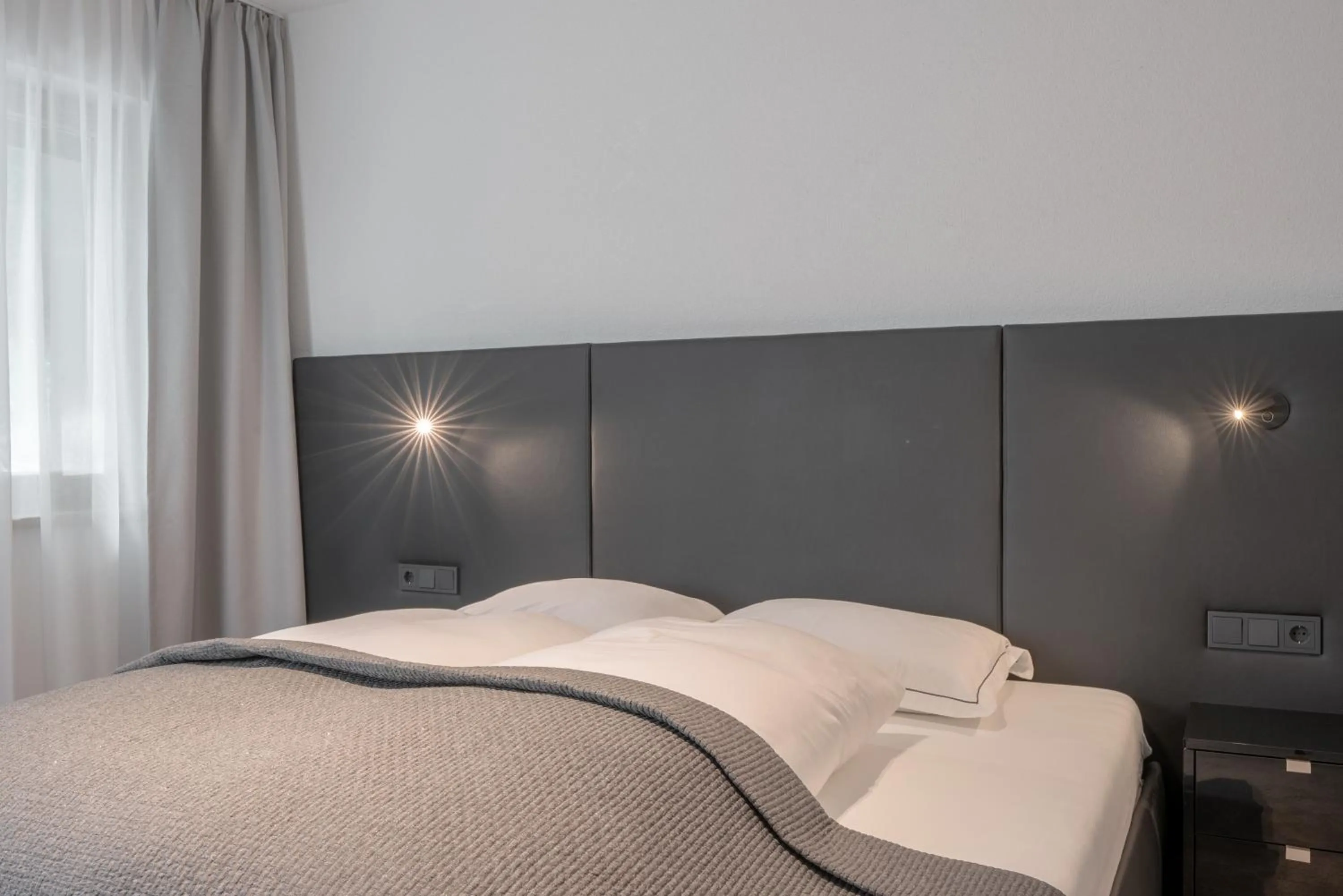 Bedroom, Bed in Chalet Madlein