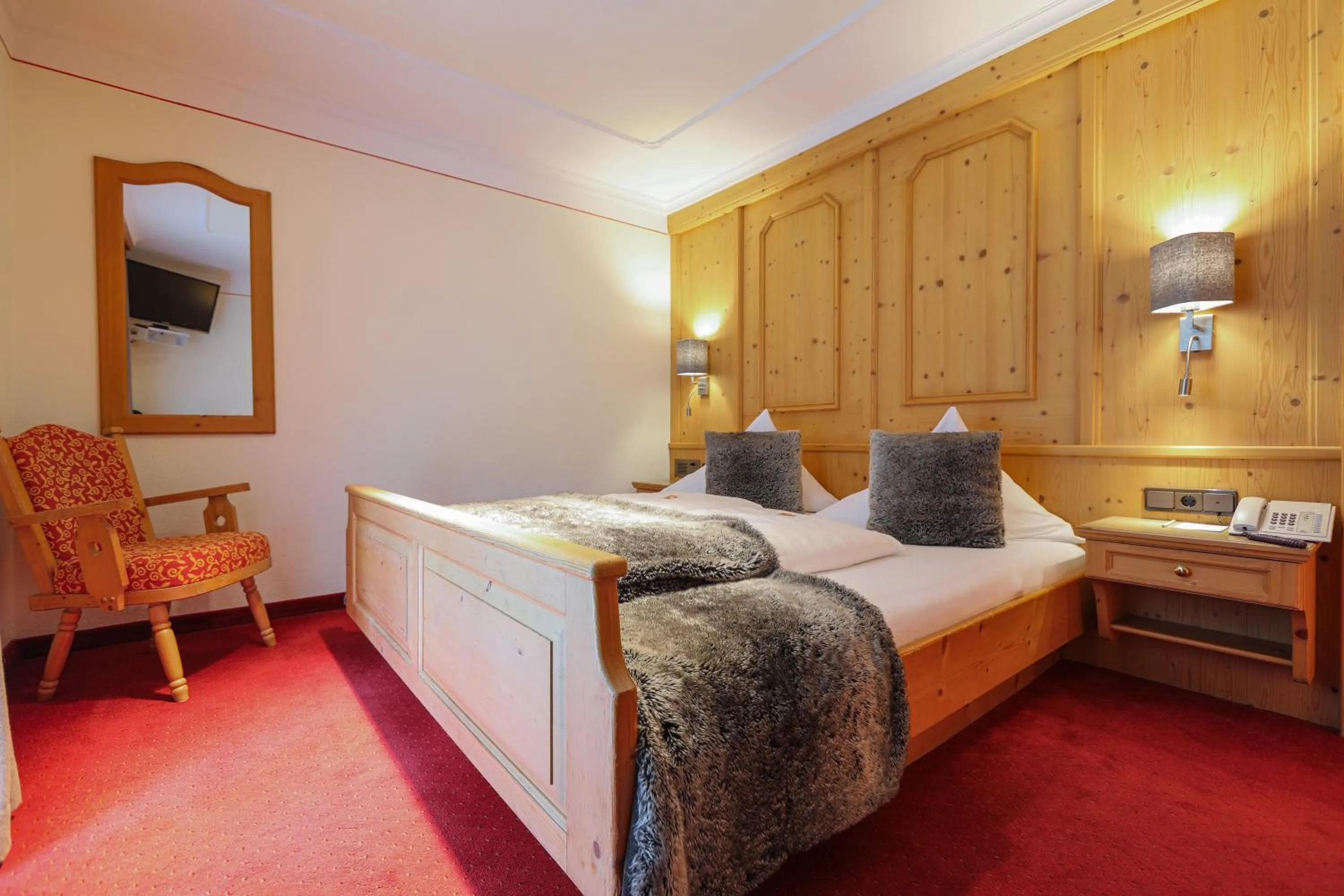 Bed in Chalet Madlein