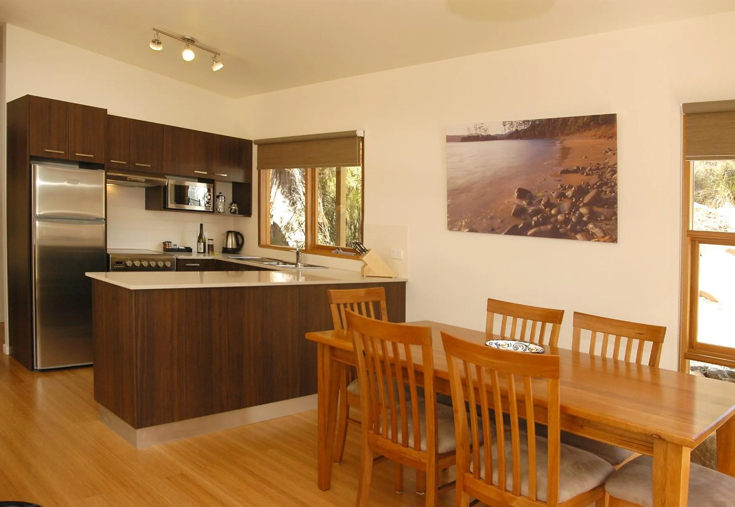 Kitchen or kitchenette in Stewarts Bay Lodge
