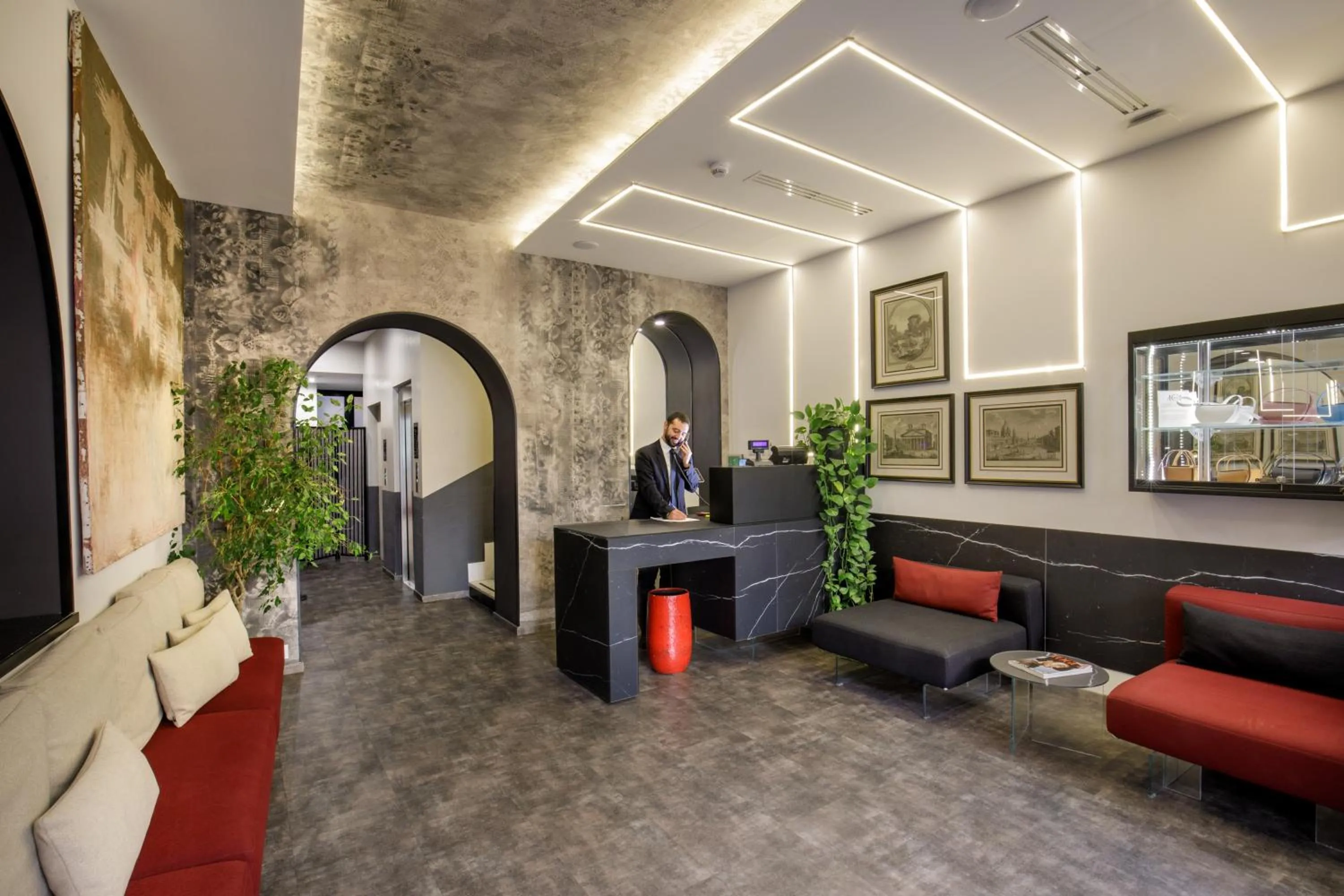 Lobby or reception in Hotel Regno