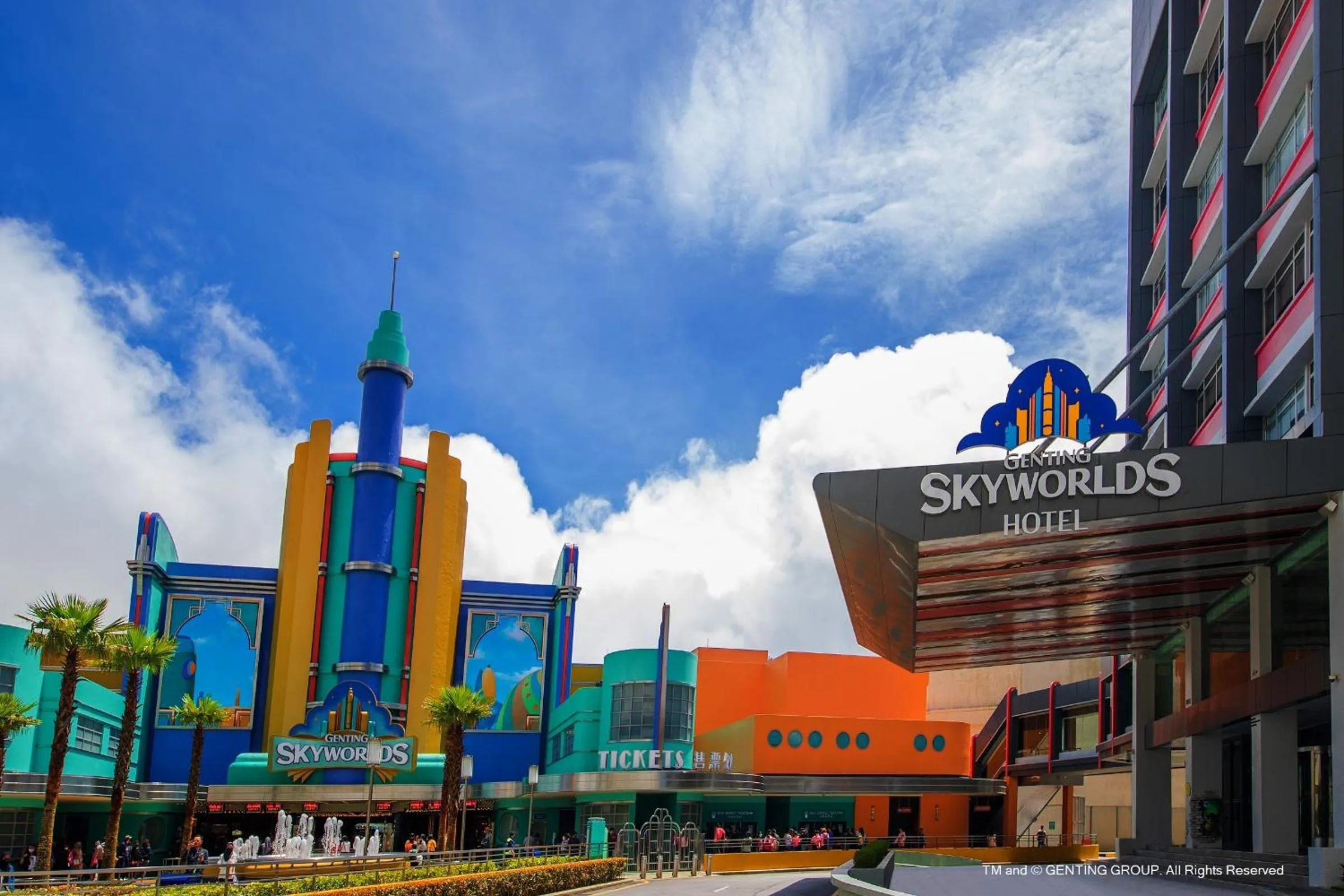 Property building in Resorts World Genting - Genting SkyWorlds Hotel