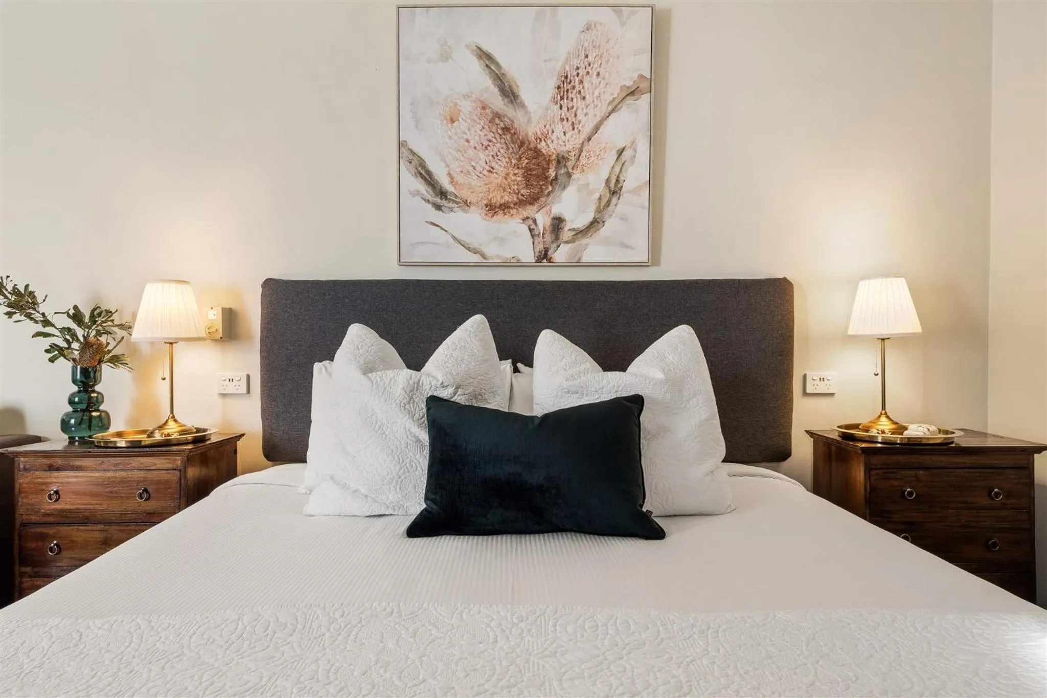 Bed in Margaret River Guest House