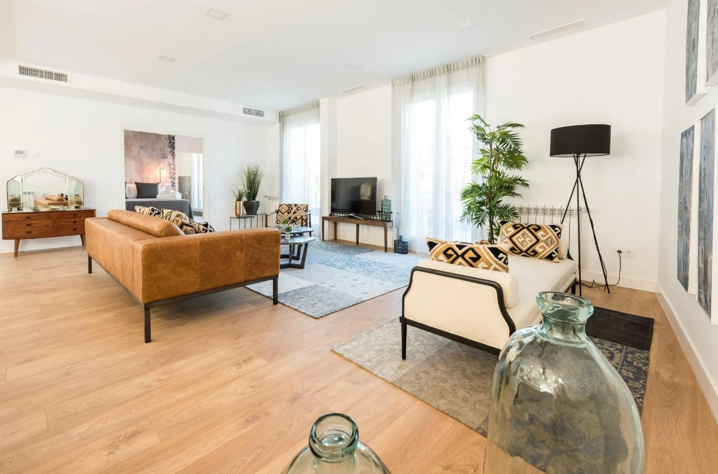 Living room in Plaza de España Skyline