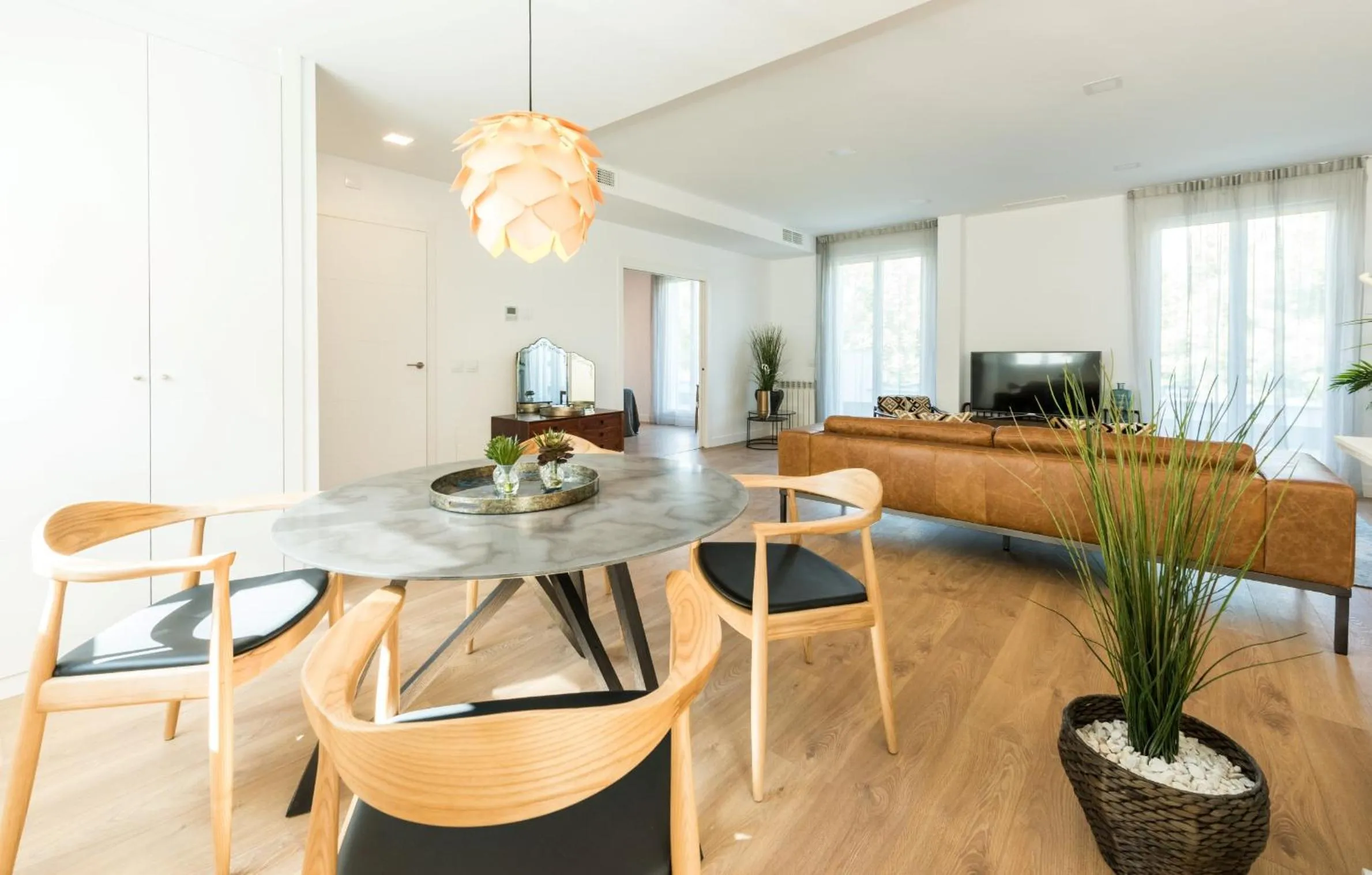 Living room in Plaza de España Skyline