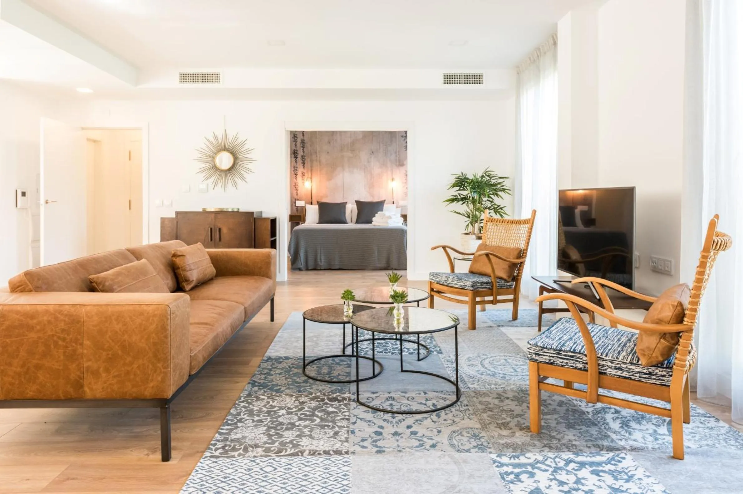 Living room in Plaza de España Skyline