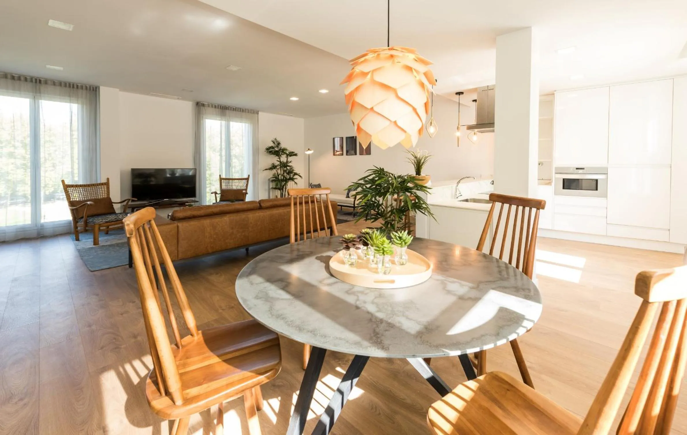 Living room in Plaza de España Skyline