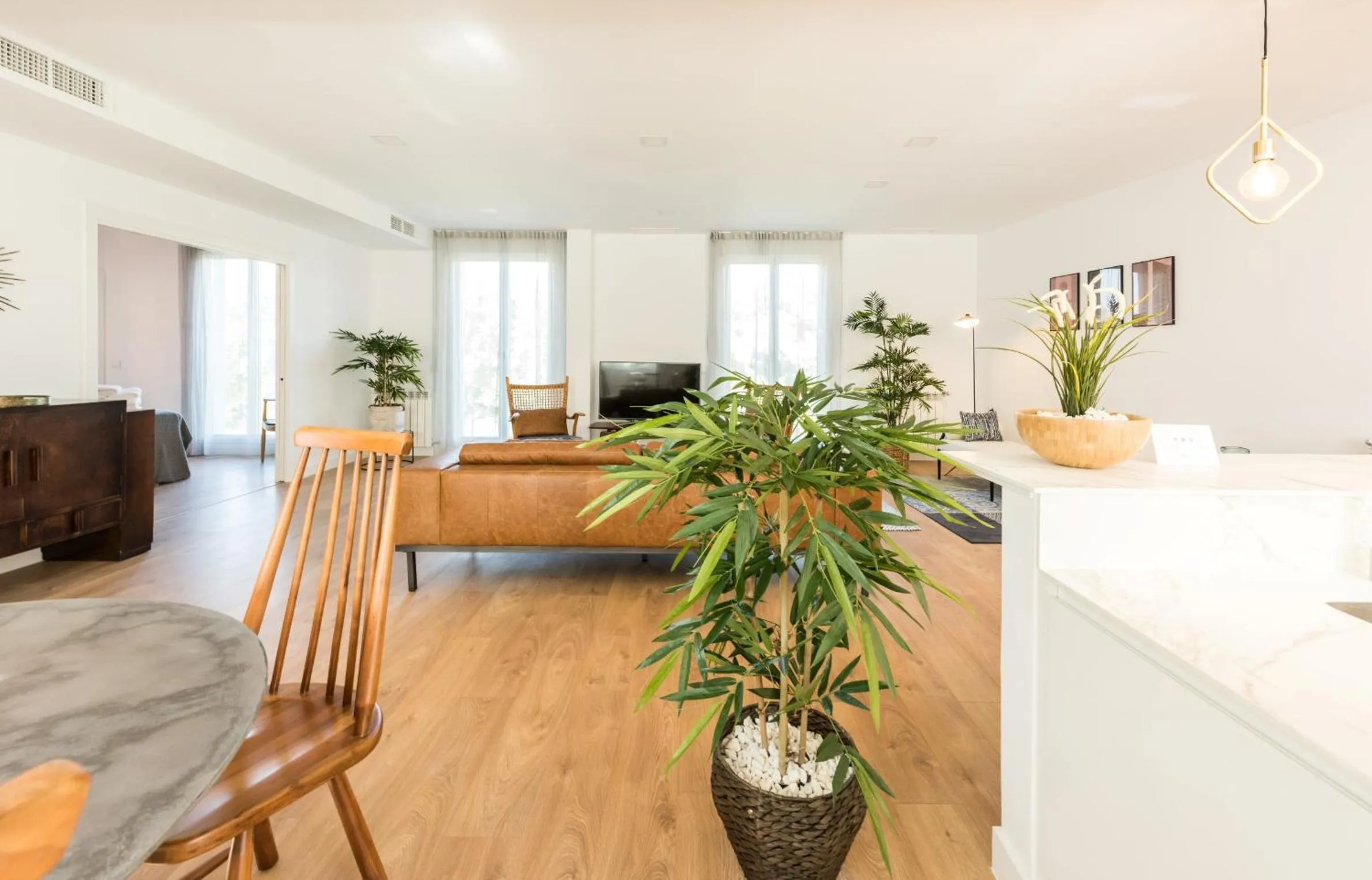 Living room in Plaza de España Skyline