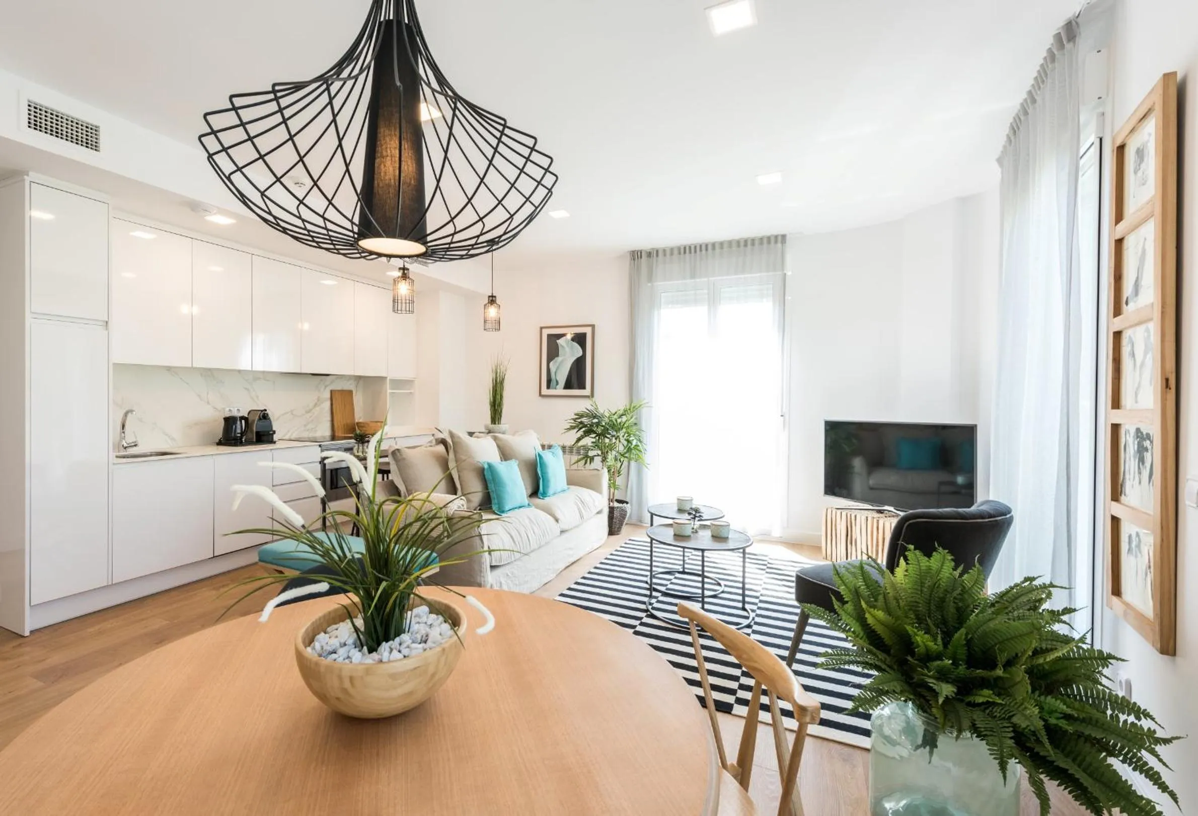 Kitchen or kitchenette in Plaza de España Skyline