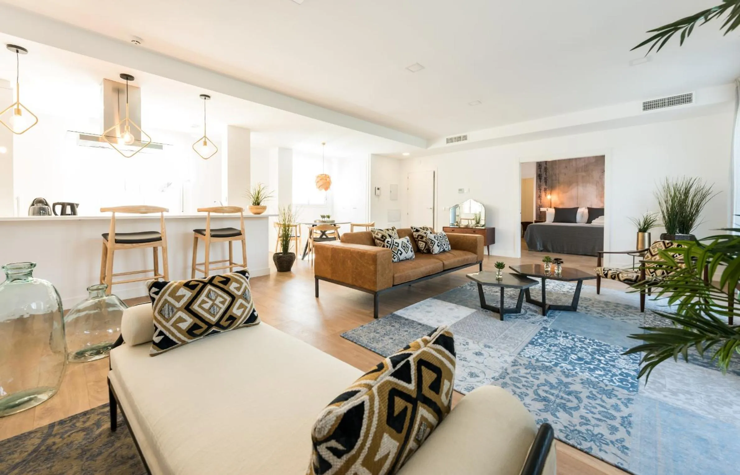 Living room in Plaza de España Skyline