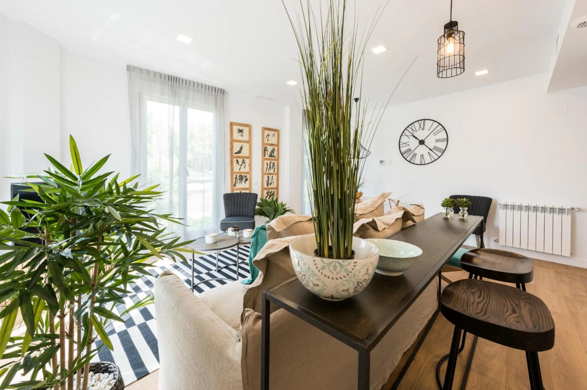 Living room in Plaza de España Skyline