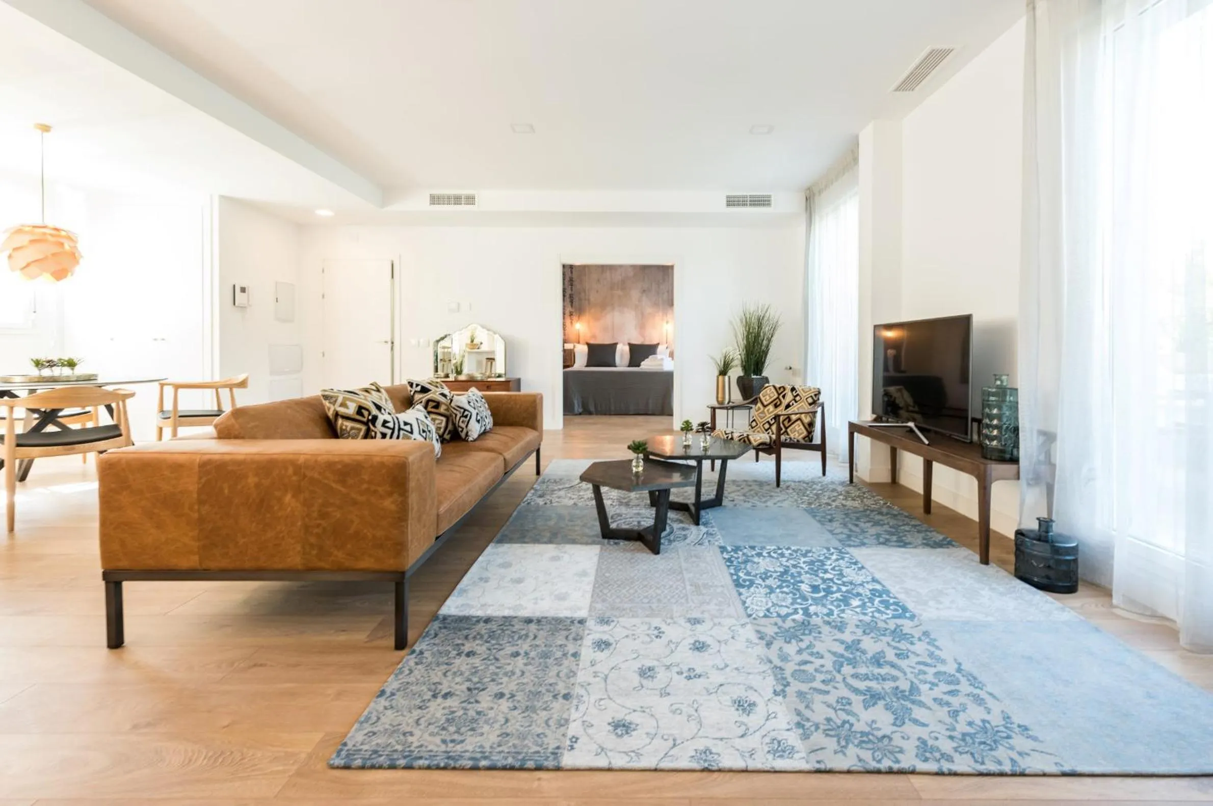 Living room in Plaza de España Skyline