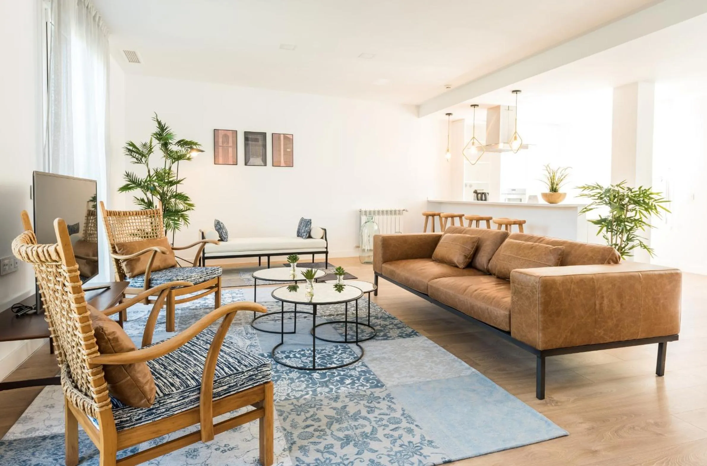 Living room in Plaza de España Skyline