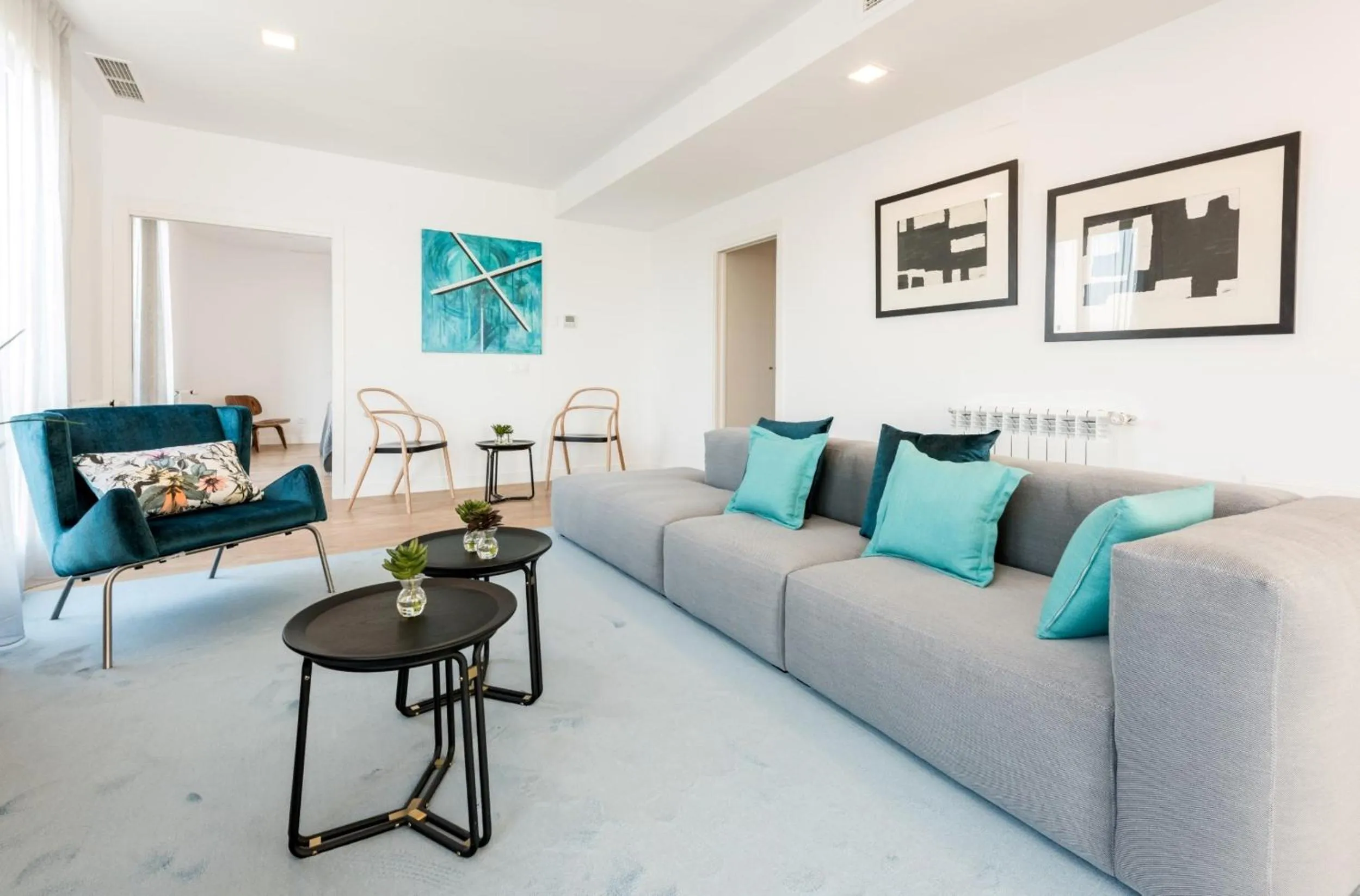 Living room in Plaza de España Skyline