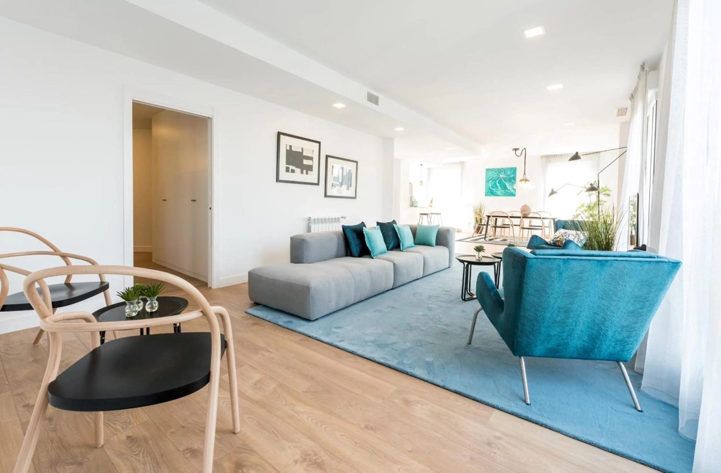 Living room in Plaza de España Skyline