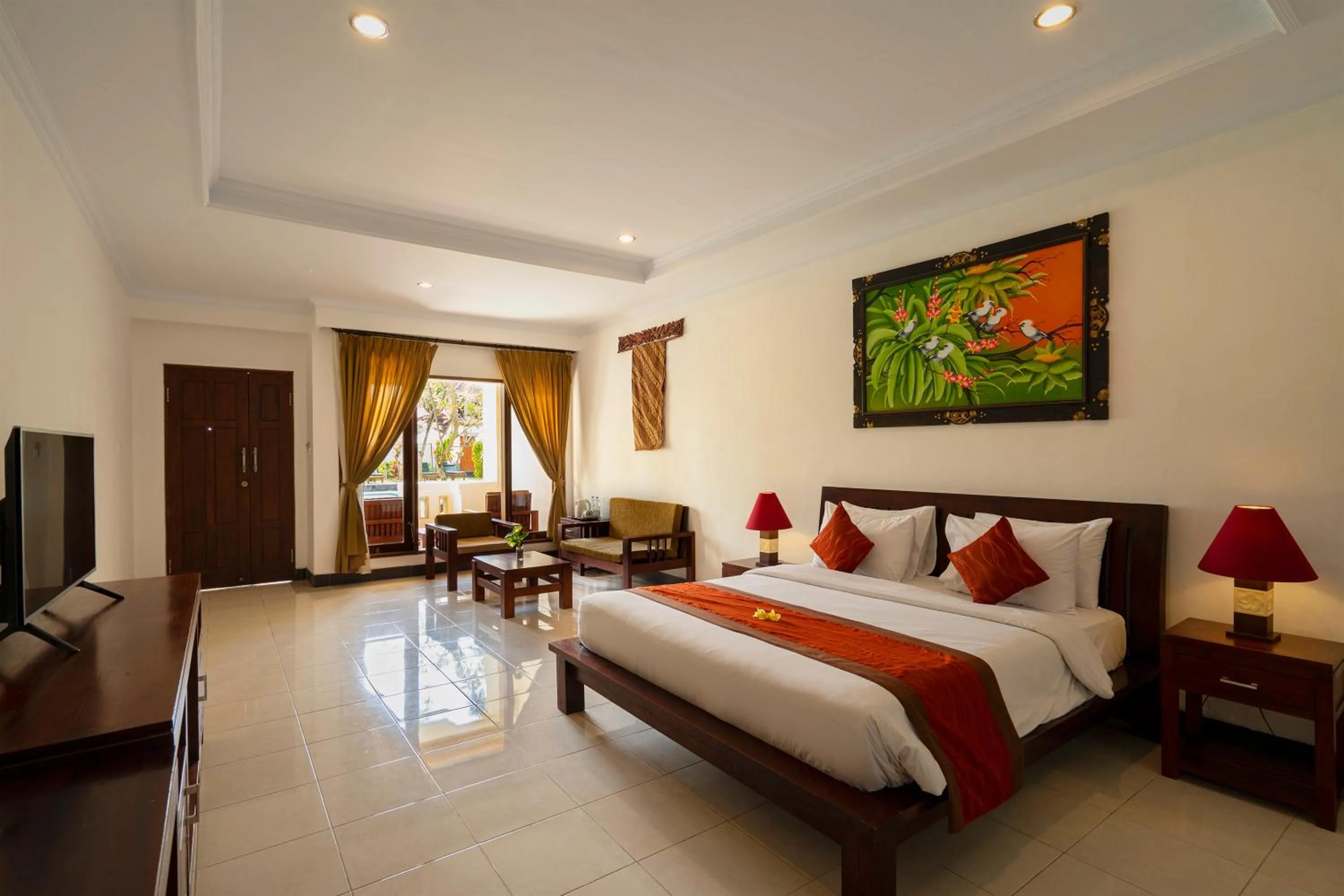 Photo of the whole room, Bed in Kusuma Resort Seminyak