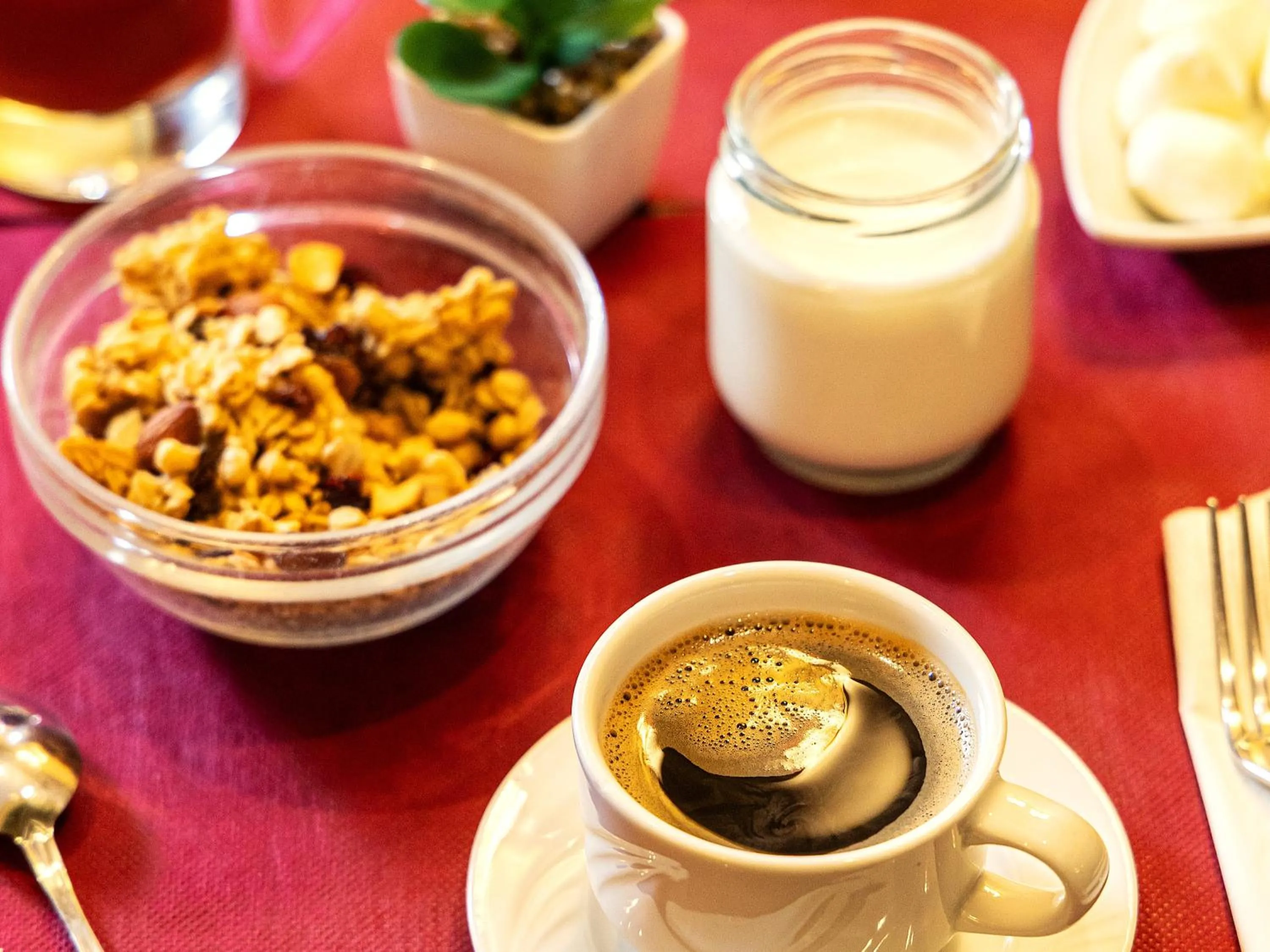 Food and drinks in Hotel Manfredi Suite In Rome