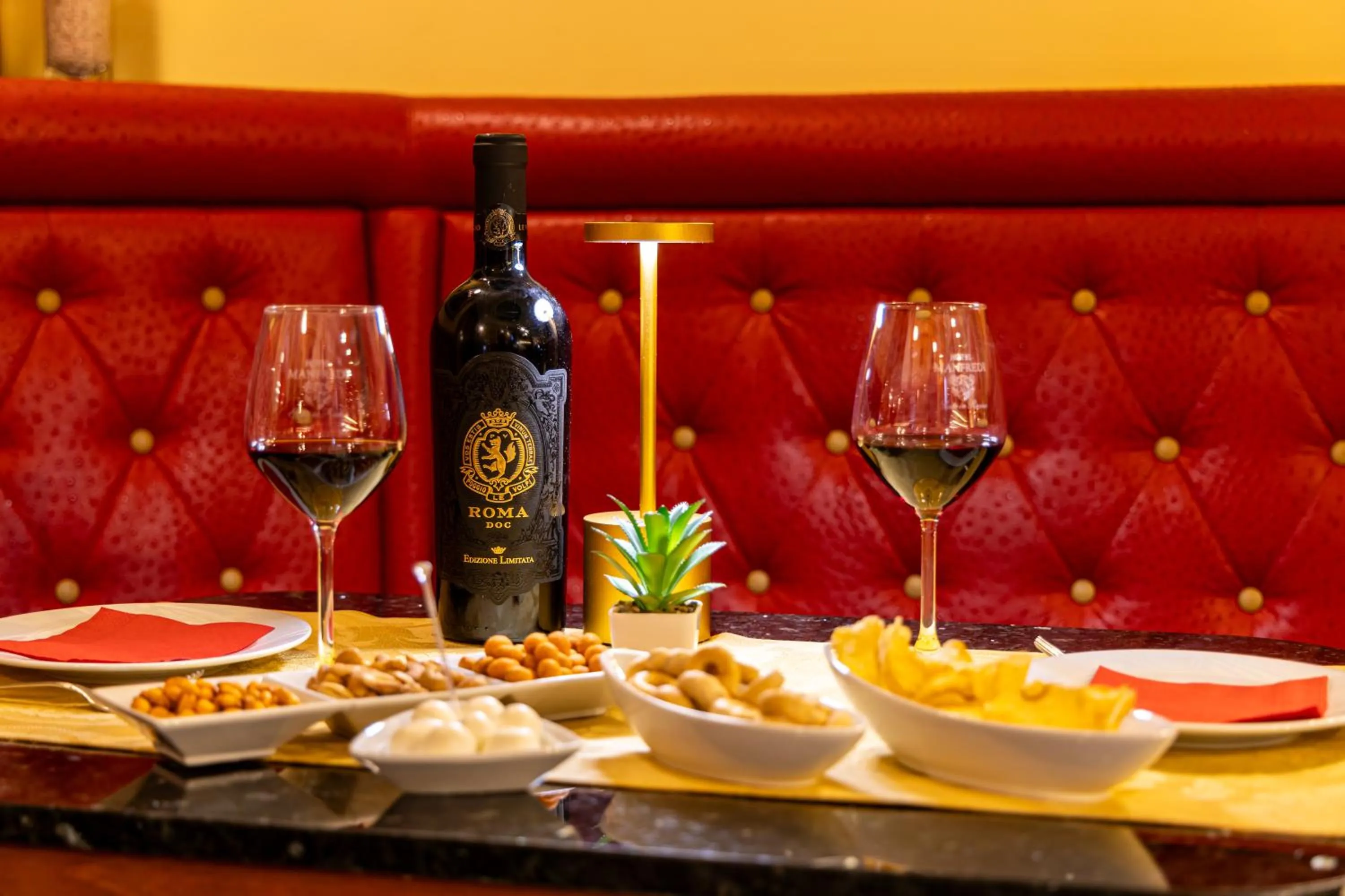 Alcoholic drinks in Hotel Manfredi Suite In Rome