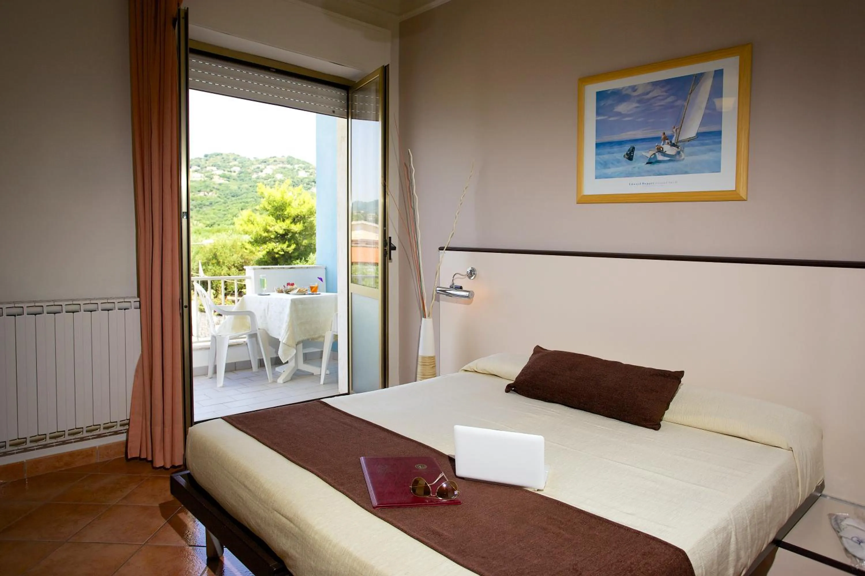 Bed in Beach Hotel Terracotta