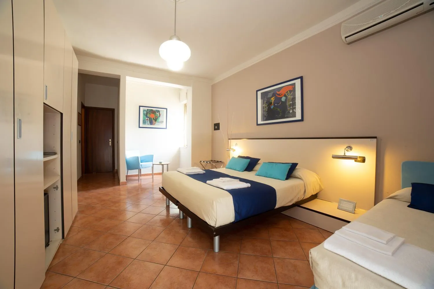 Bed in Beach Hotel Terracotta