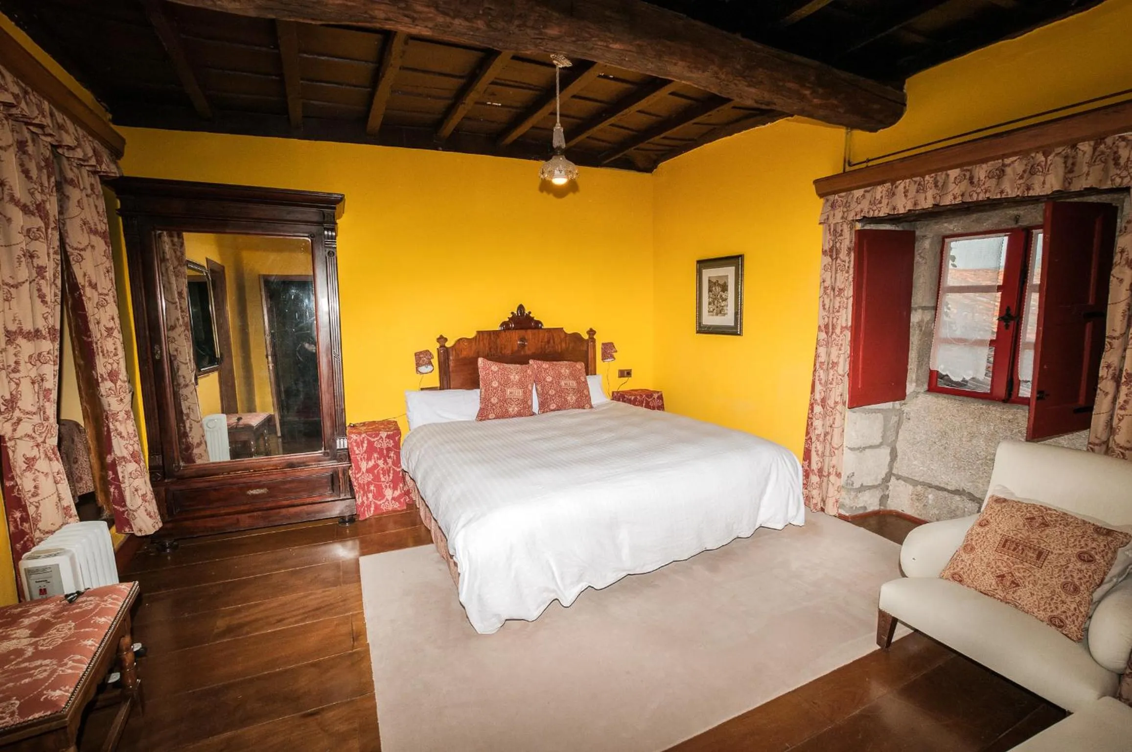 Bedroom, Bed in Casa Grande de Rosende