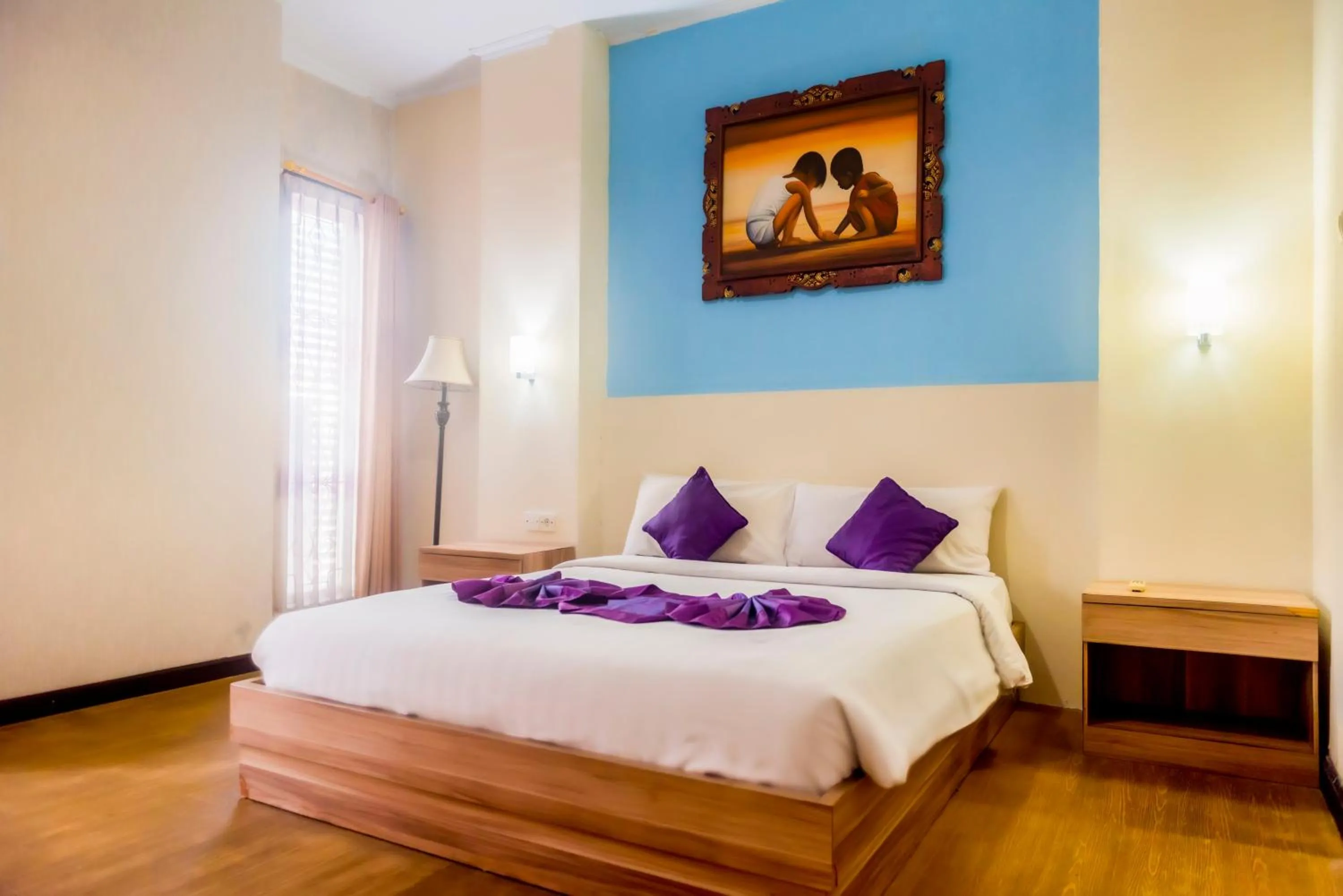 Bedroom, Bed in Puri Saron Denpasar Hotel