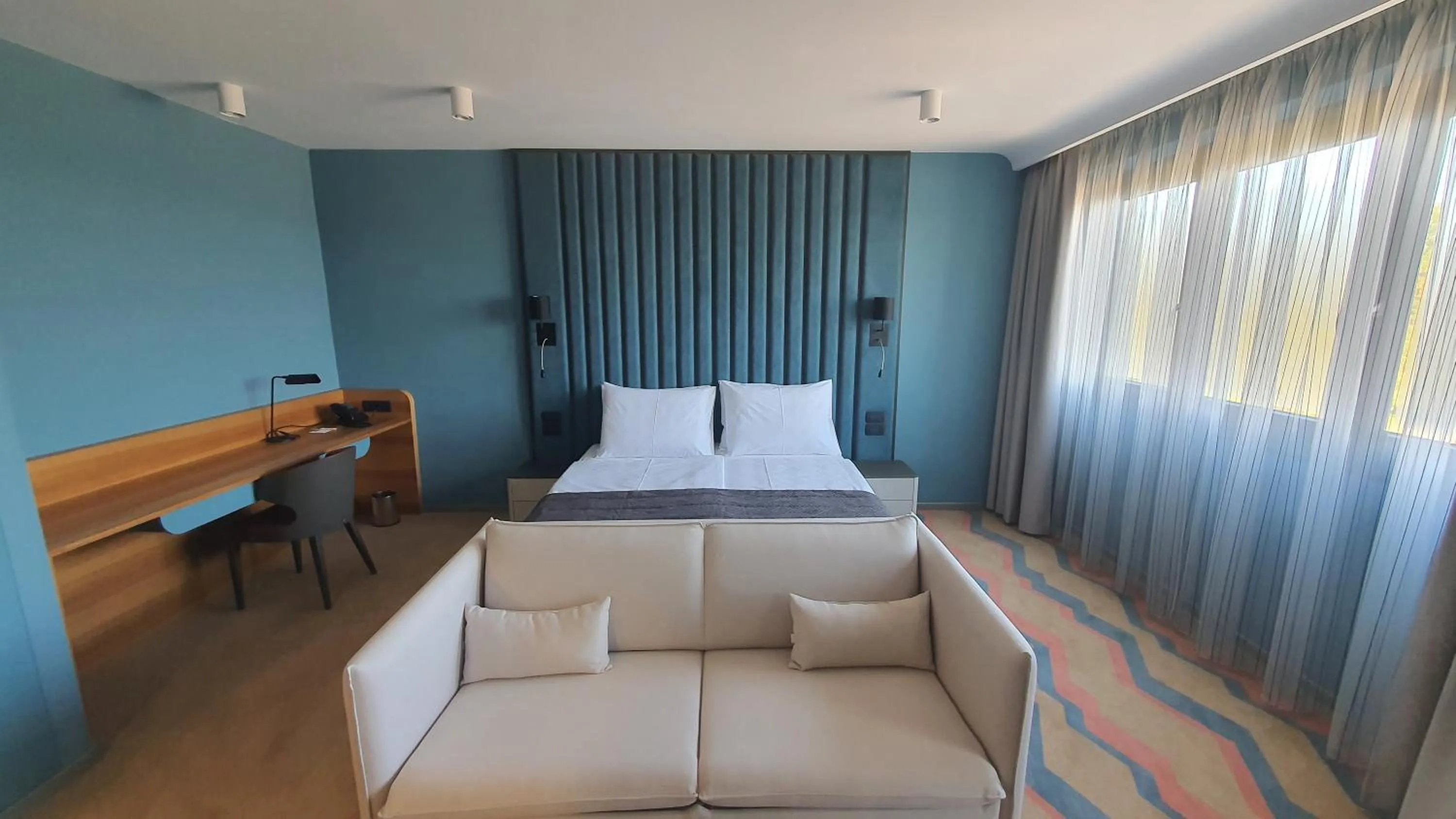 Bed in HABAKUK Wellness & Event Hotel