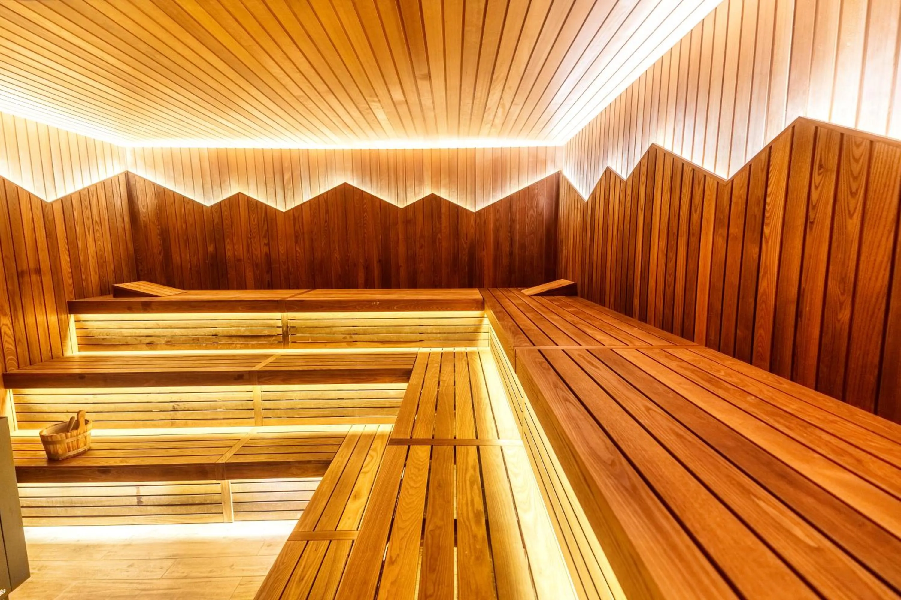 Sauna in HABAKUK Wellness & Event Hotel