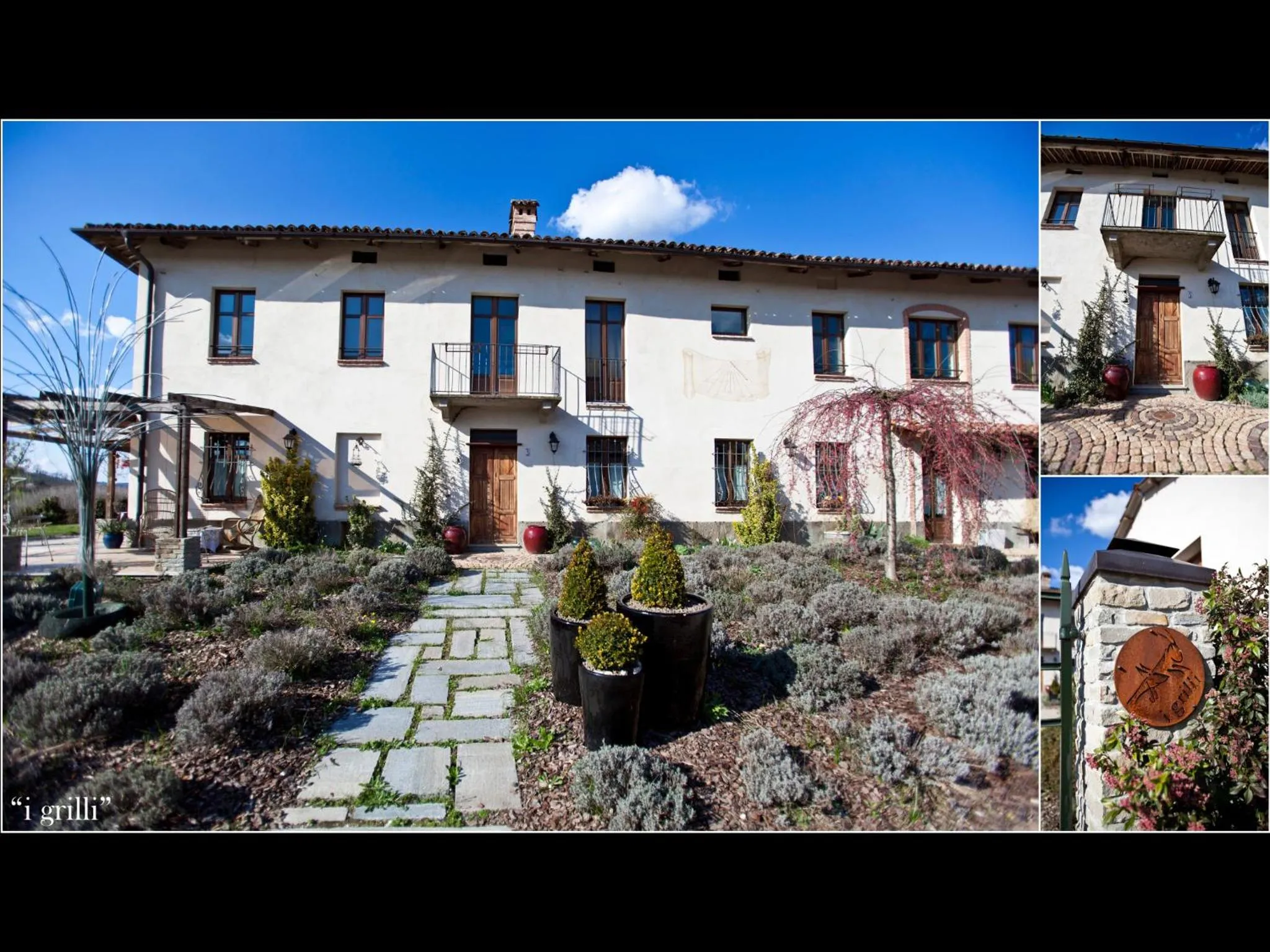 Facade/entrance in I Grilli