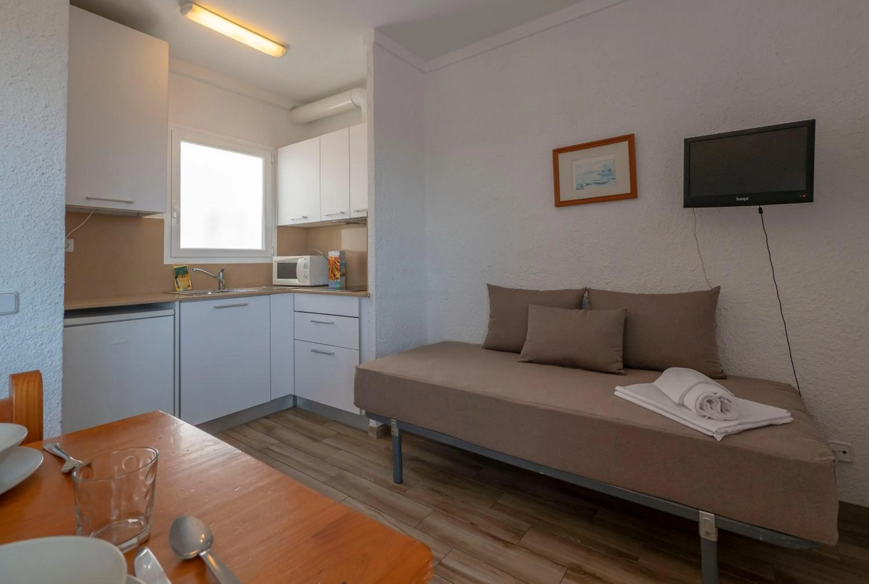 Kitchen or kitchenette in Apartamentos AR Muntanya Mar