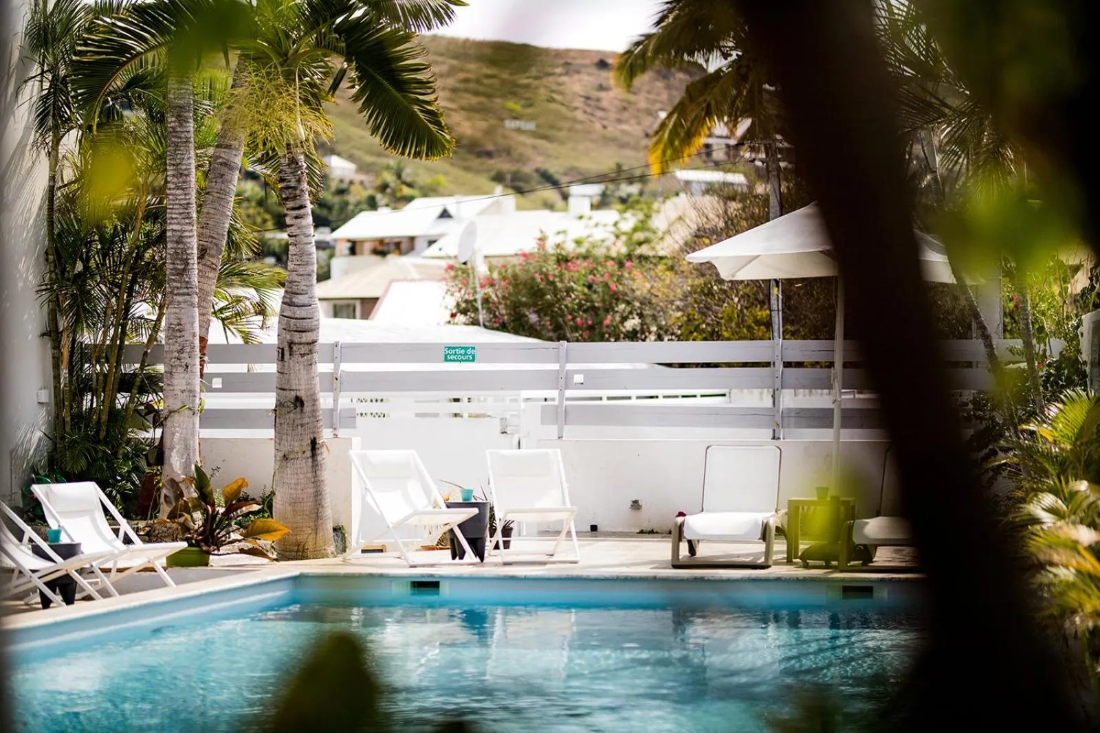 Swimming pool in Hôtel Le Grand Bleu