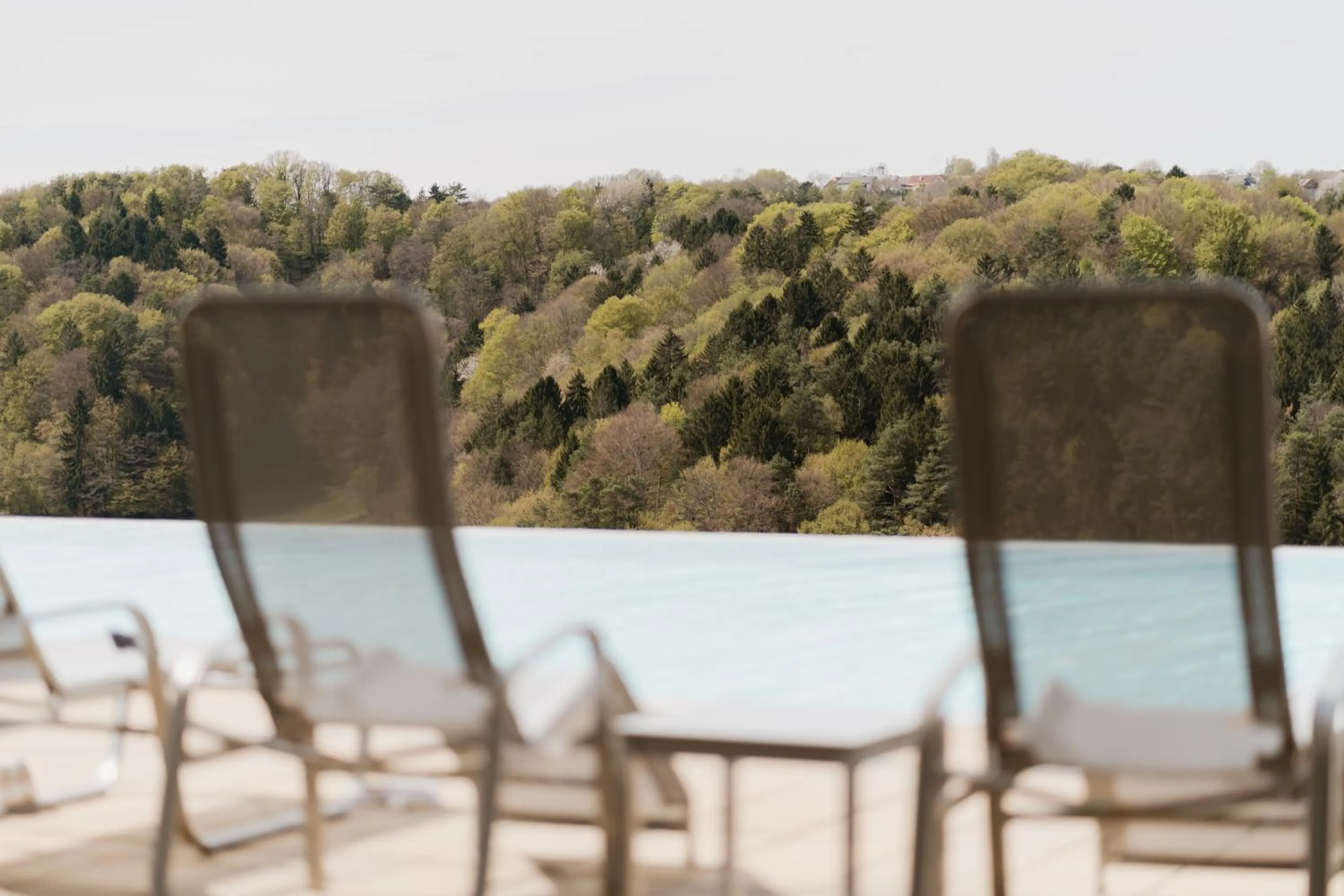 Pool view in Das Eisenberg