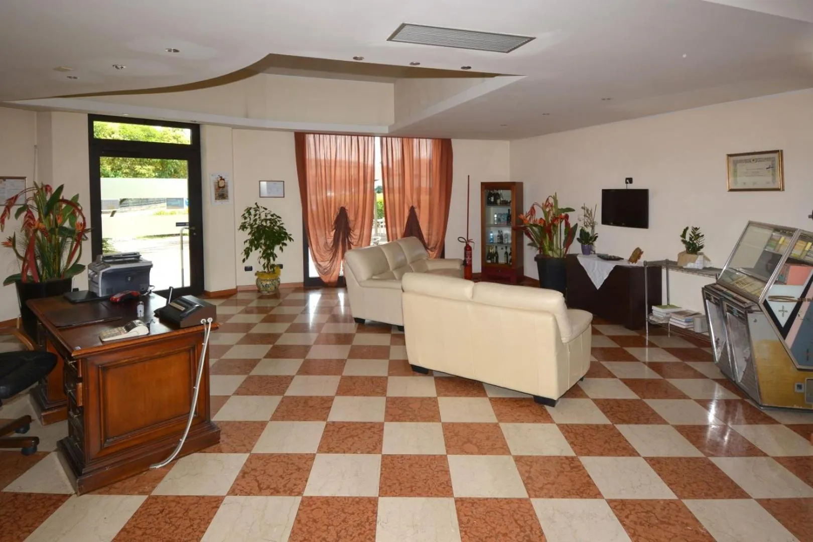 Lobby or reception in Hotel Eolo