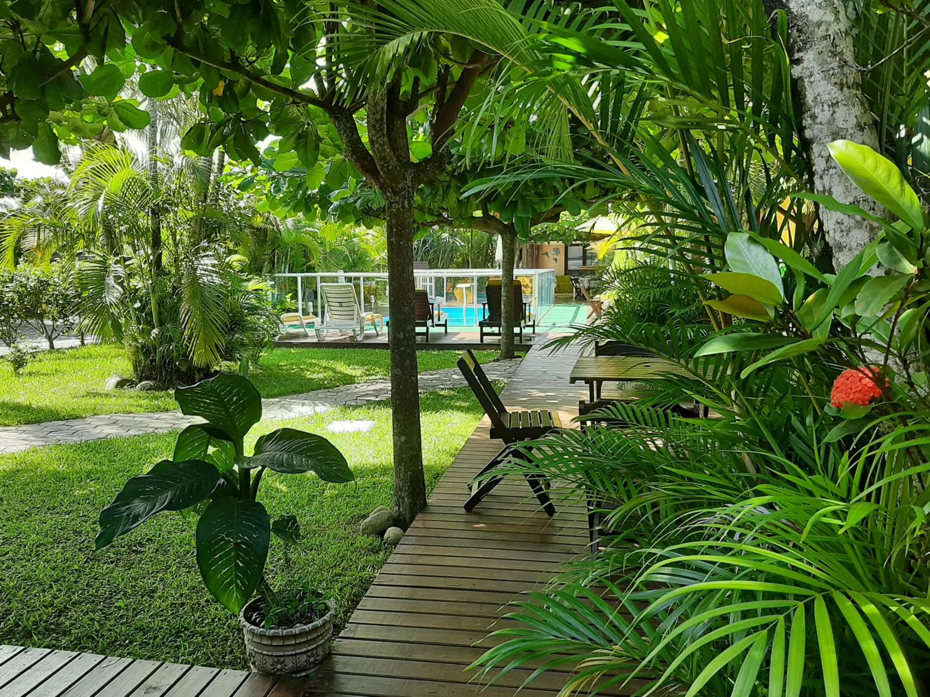 Garden in Pousada Palhocinha Garopaba